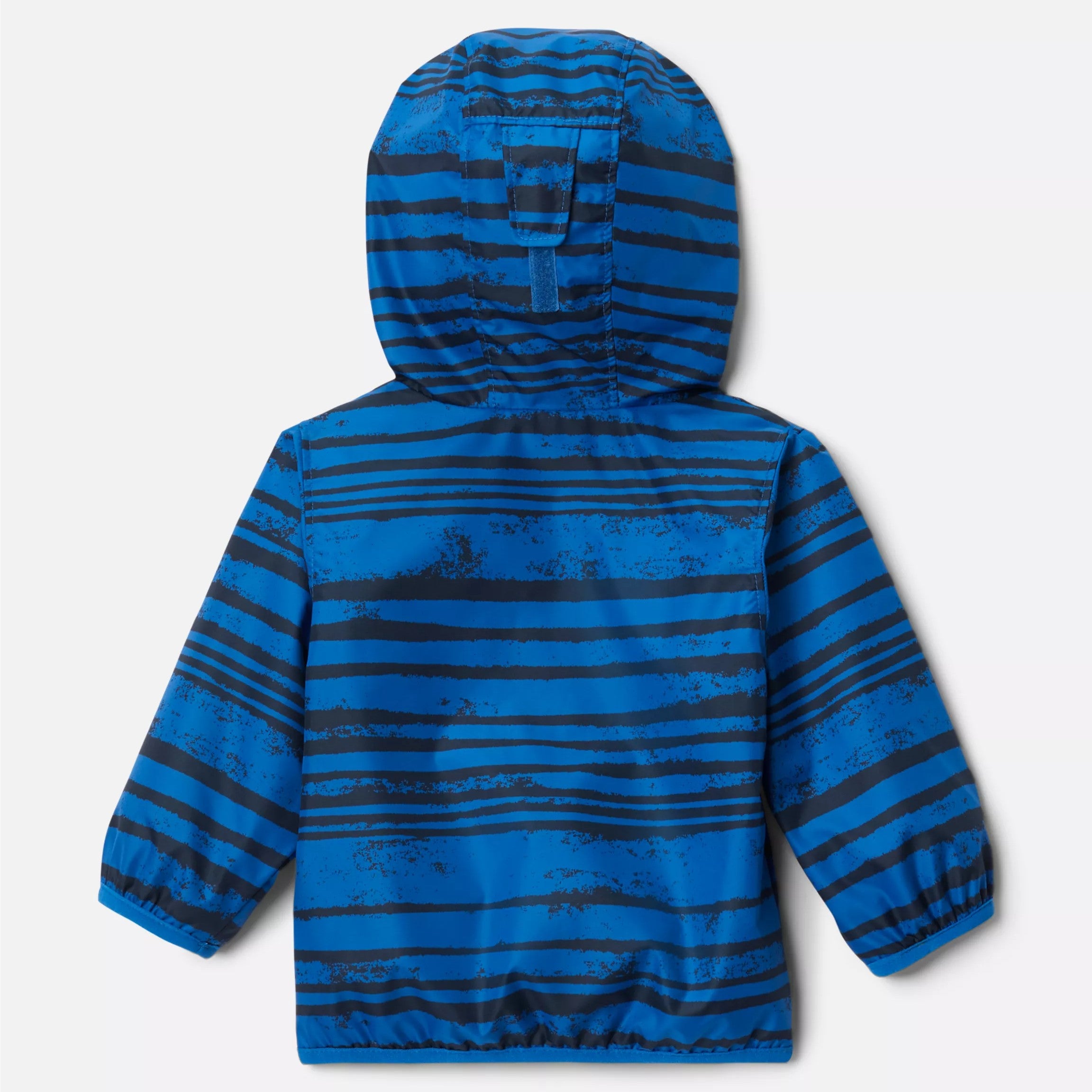 Columbia Bright Indigo Stripe Mini Pixel Grabber II Infant Wind Jacket - Lightweight Waterproof Windbreaker for Baby Boys & Girls - Perfect for Outdoor Play, Park Visits & Spring Adventures