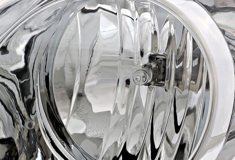 Kia Sorento Headlights Replacement Set - Compatible with 2005-2006 Models, Halogen Chrome Trim for Driver & Passenger Side | Perfect for Night Driving & Auto Restoration Projects
