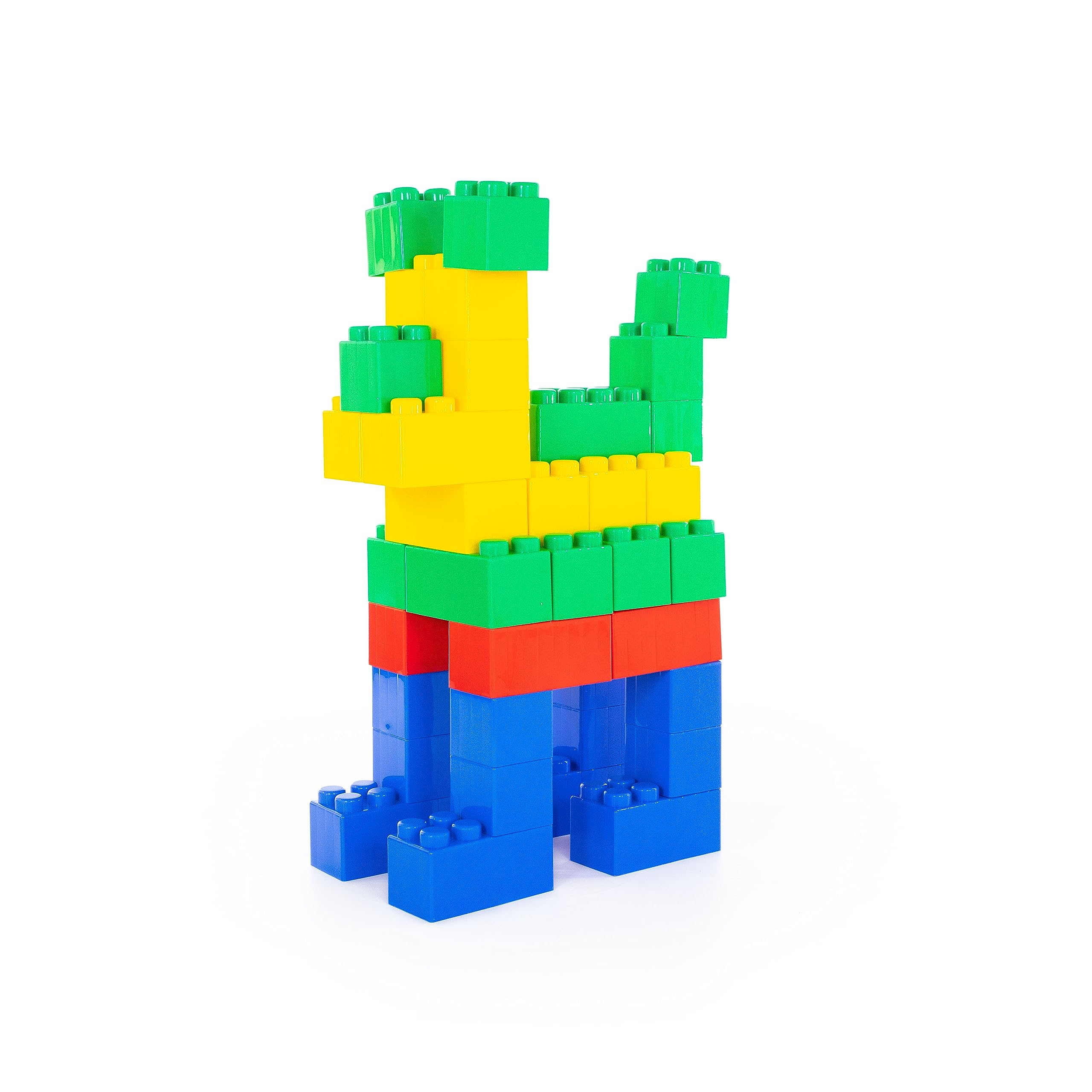 Polesie 72-Piece XXL Building Blocks Set - Large Colorful Construction Toys for Kids, Creative Learning STEM Toys (Polesie41999, Multicolor) | Perfect for Preschool Playtime, Birthday Gifts & Classroom Activities