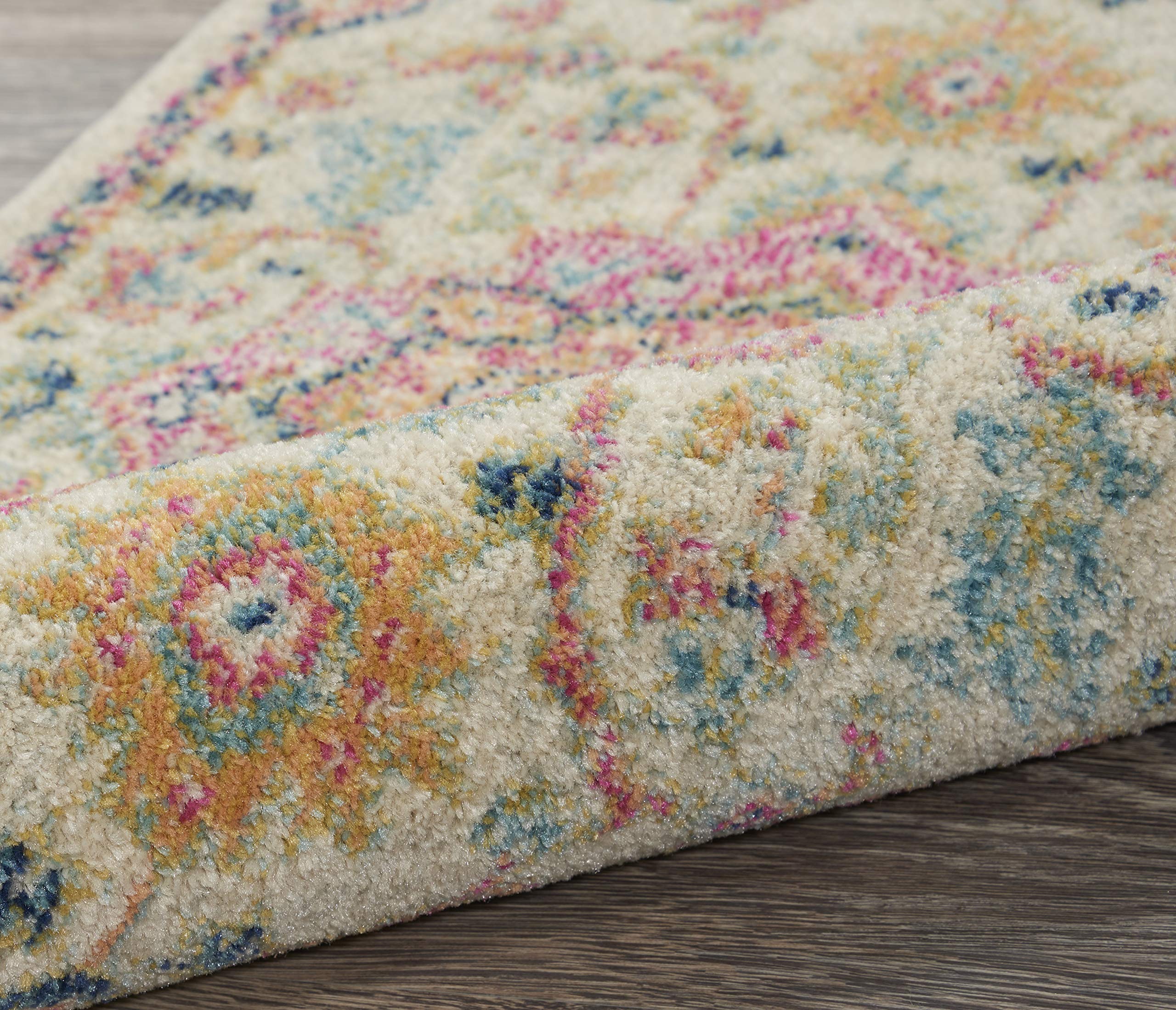 Nourison Passion Ivory/Pink 1'10