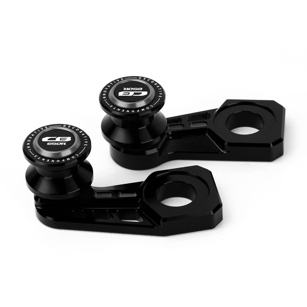 Honda CB650R (2019-2023) & Neo Sports Café (2019-2020) Motorcycle Swingarm Spools - Black Frame Sliders for Rear Stand & Protection - Durable CB 650R Accessories - Perfect for Garage Maintenance & Bike Storage