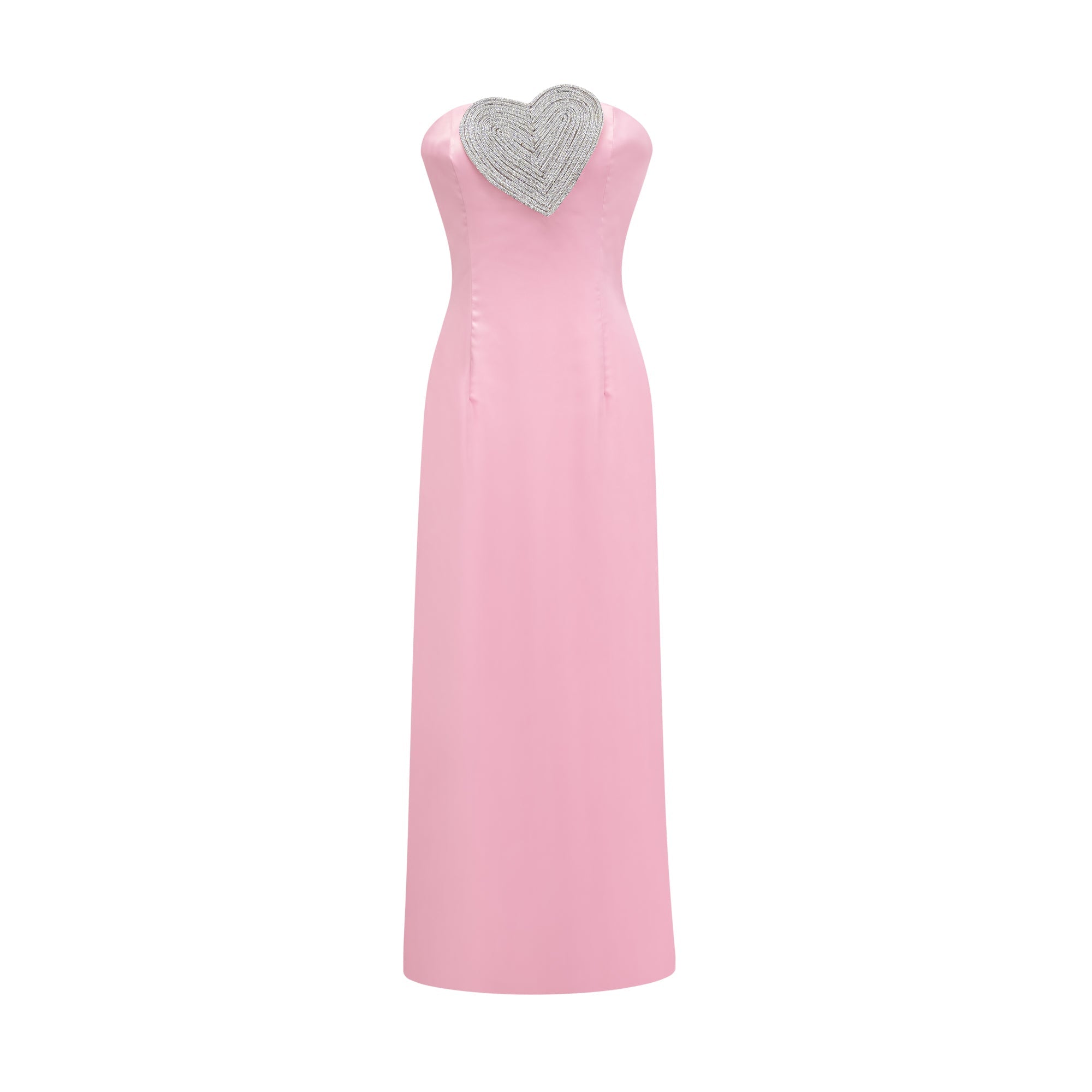 Elegant Clothilde Crystal Embellished Midi Dress for Women - Perfect for Weddings, Parties & Special Occasions