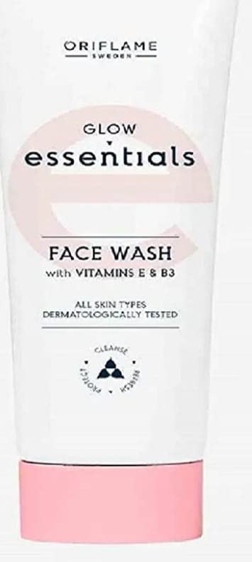 Glow Essential Face Wash with Vitamin E & B3 - Gentle Cleanser for Bright, Hydrated Skin - Perfect for Daily Skincare Routine & Acne-Prone Skin