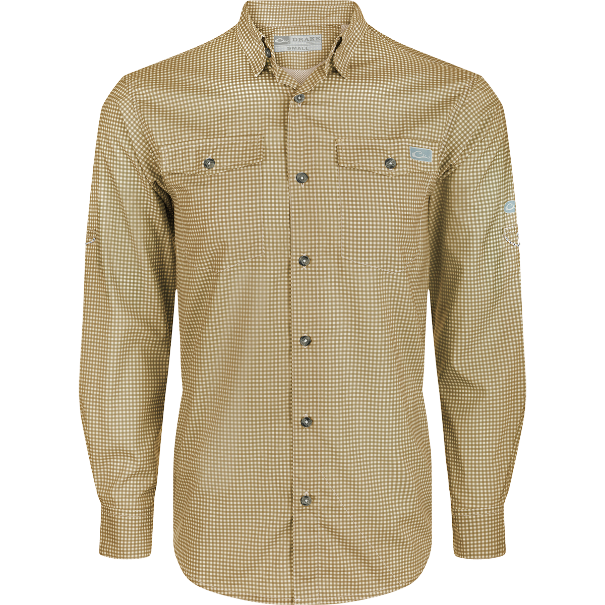 Frat Gingham Check Button Down Long Sleeve Shirt for Men - Classic Plaid Casual Dress Shirt - Perfect for Office, Date Night & Outdoor Activities