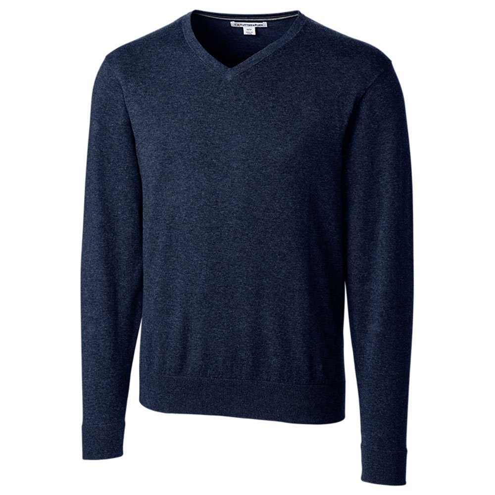 Cutter & Buck Men's Machine Washable Lakemont V-Neck Sweater | Soft Comfortable Pullover for Casual & Business Wear | Perfect for Office, Travel & Outdoor Activities