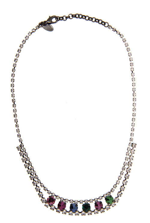 Sparkling Rhinestone Necklace for Women - Elegant Crystal Pendant Jewelry Gift for Party, Wedding & Evening Events