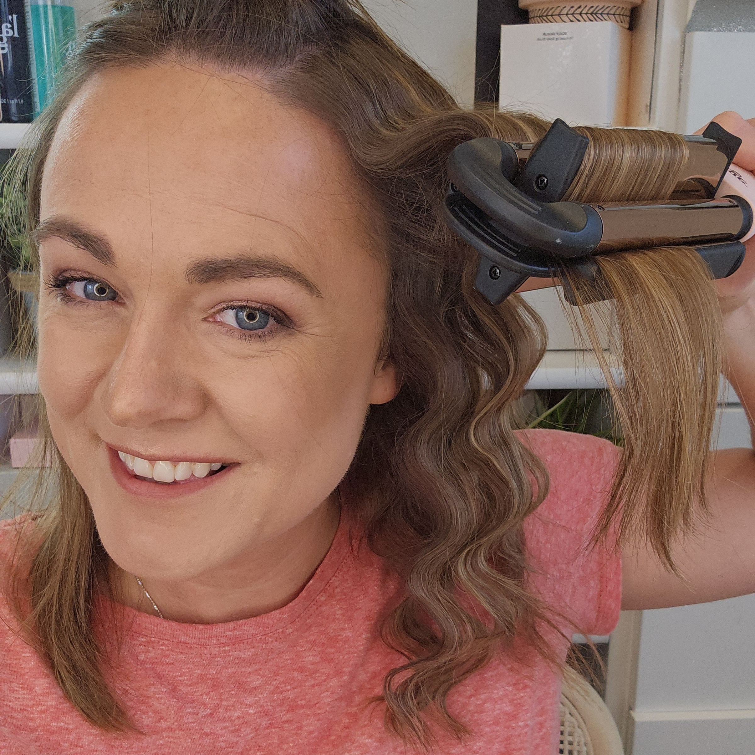 Smooth Waves Hair Curling Iron Set - Professional 3-in-1 Wand, Barrel & Flat Iron for Beachy Waves & Sleek Styles - Perfect for Home Styling, Salon Use & Special Occasions
