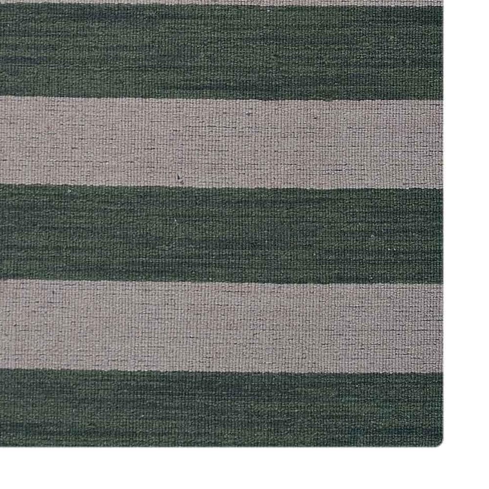 Hand Woven Flat Weave Kilim Wool Eco-Friendly Area Rug - 6'7