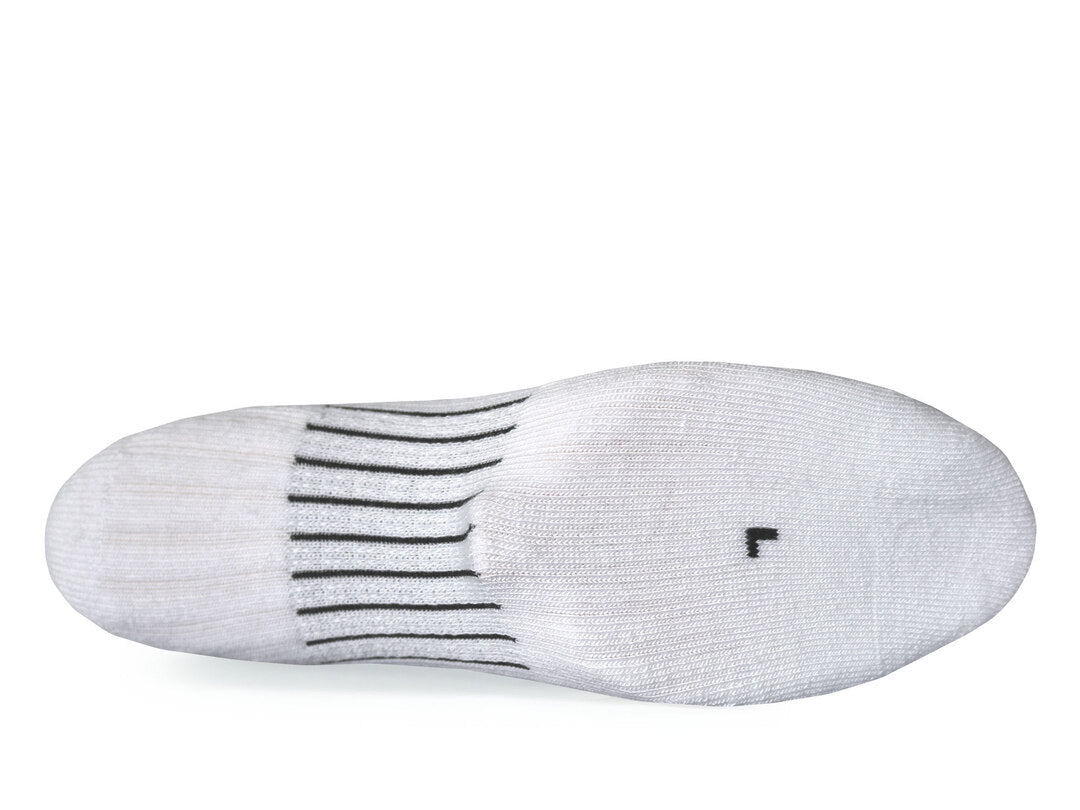 CF2 Crew White Socks 3-Pack - Soft Comfortable Athletic Socks for Men & Women - Perfect for Running, Gym, Workout & Everyday Wear