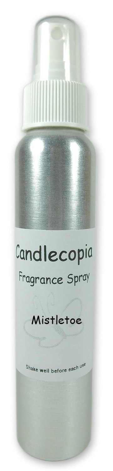 Premium Mistletoe Scented Fragrance Spray - Strong Aroma, Brushed Aluminum Bottle with Atomizing Pump for Home, Office & Holiday Decorations