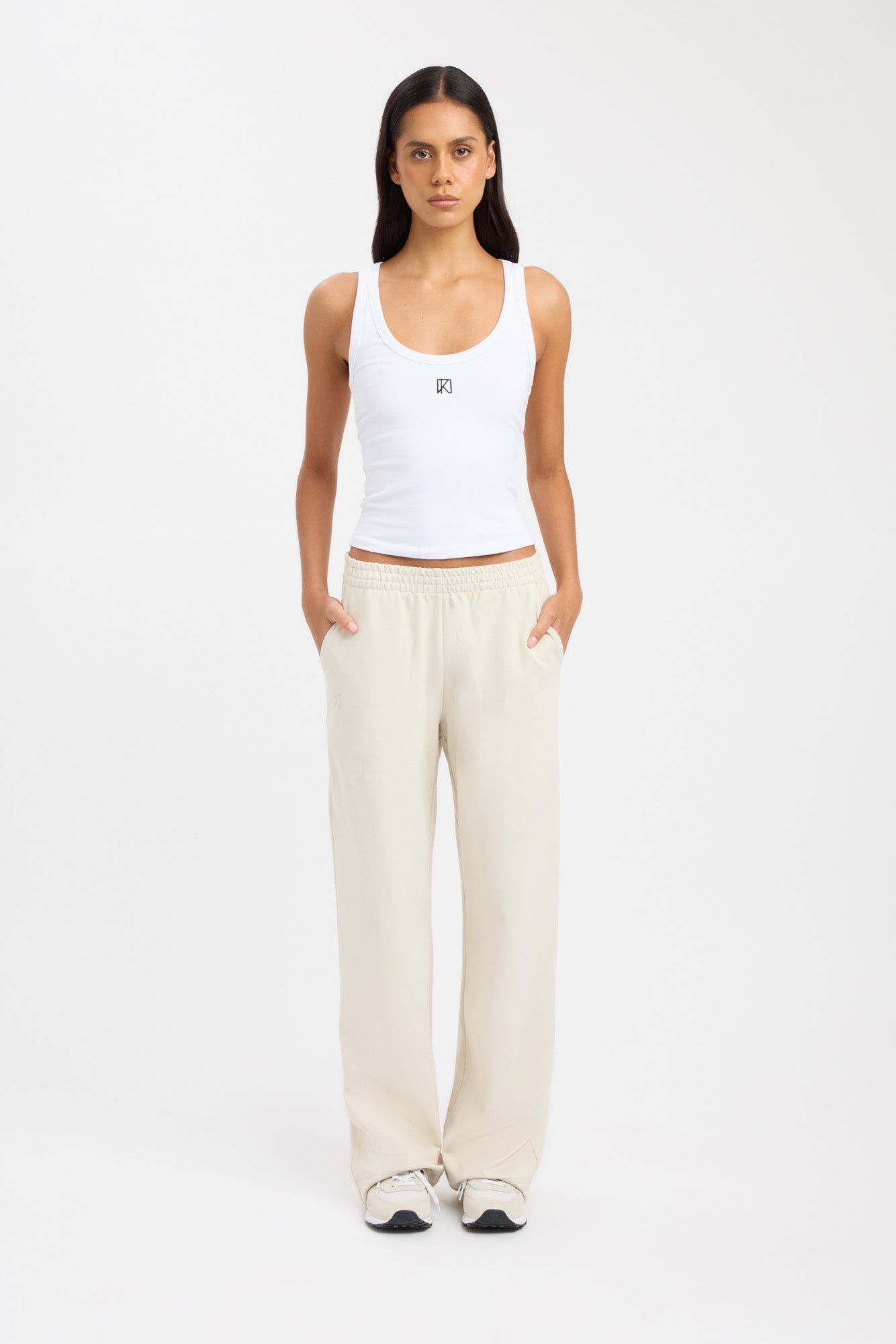Jonti Women's High Waisted Wide Leg Sweatpants - Soft Lounge Pants for Yoga, Running & Casual Wear