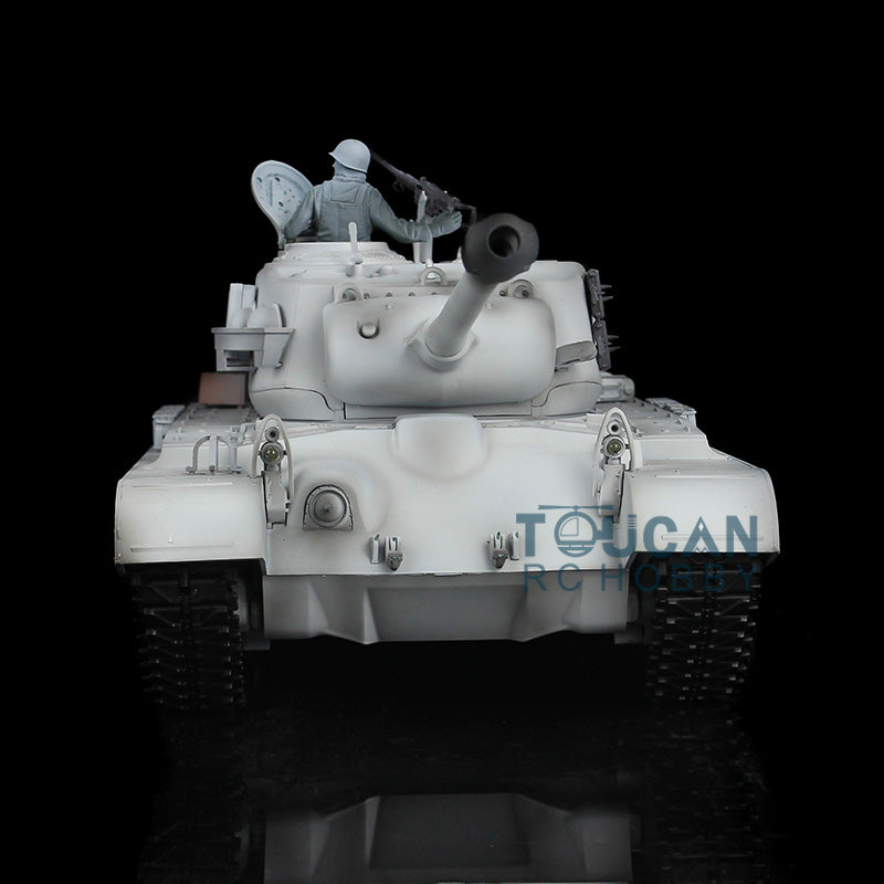 2.4GHz Henglong 1/16 Scale RC Tank - Upgraded M26 Pershing 3838 Model with Metal Sprocket Wheels, Engine Sound & Rubber-Padded Metal Tracks | Perfect for Military Enthusiasts, Collectors and Outdoor RC Battles