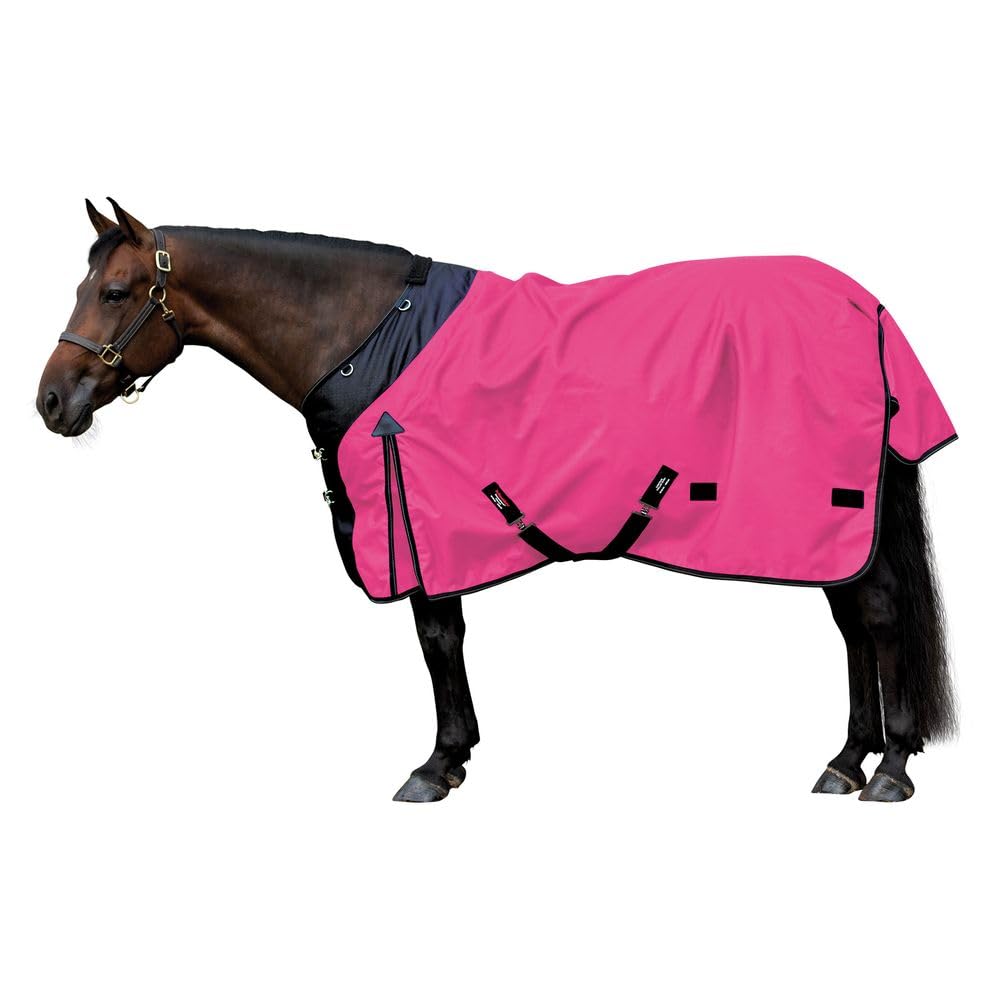Classic II Surcingle Waterproof Winter Horse Blanket with Contour Collar - 1200D Ripstop Durable Turnout Blanket for Cold Weather Riding, Stable & Outdoor Use