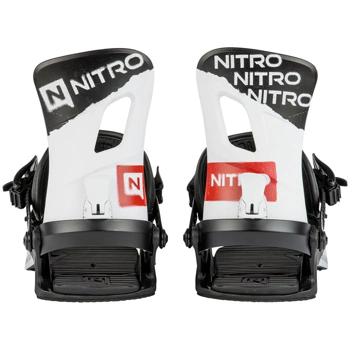 2024 Nitro Rambler Men's Snowboard Bindings - Lightweight & Durable for All-Mountain Riding & Freestyle Snowboarding