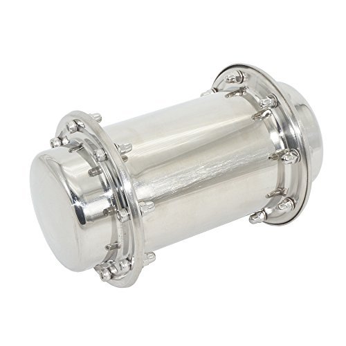 Premium Stainless Steel Time Capsule - 7.3 Inch (17CM) Waterproof & Corrosion-Proof Future Gift Container with Secure Lock - Perfect for Wedding Vows, Baby Keepsakes, Anniversary Messages & Memory Preservation