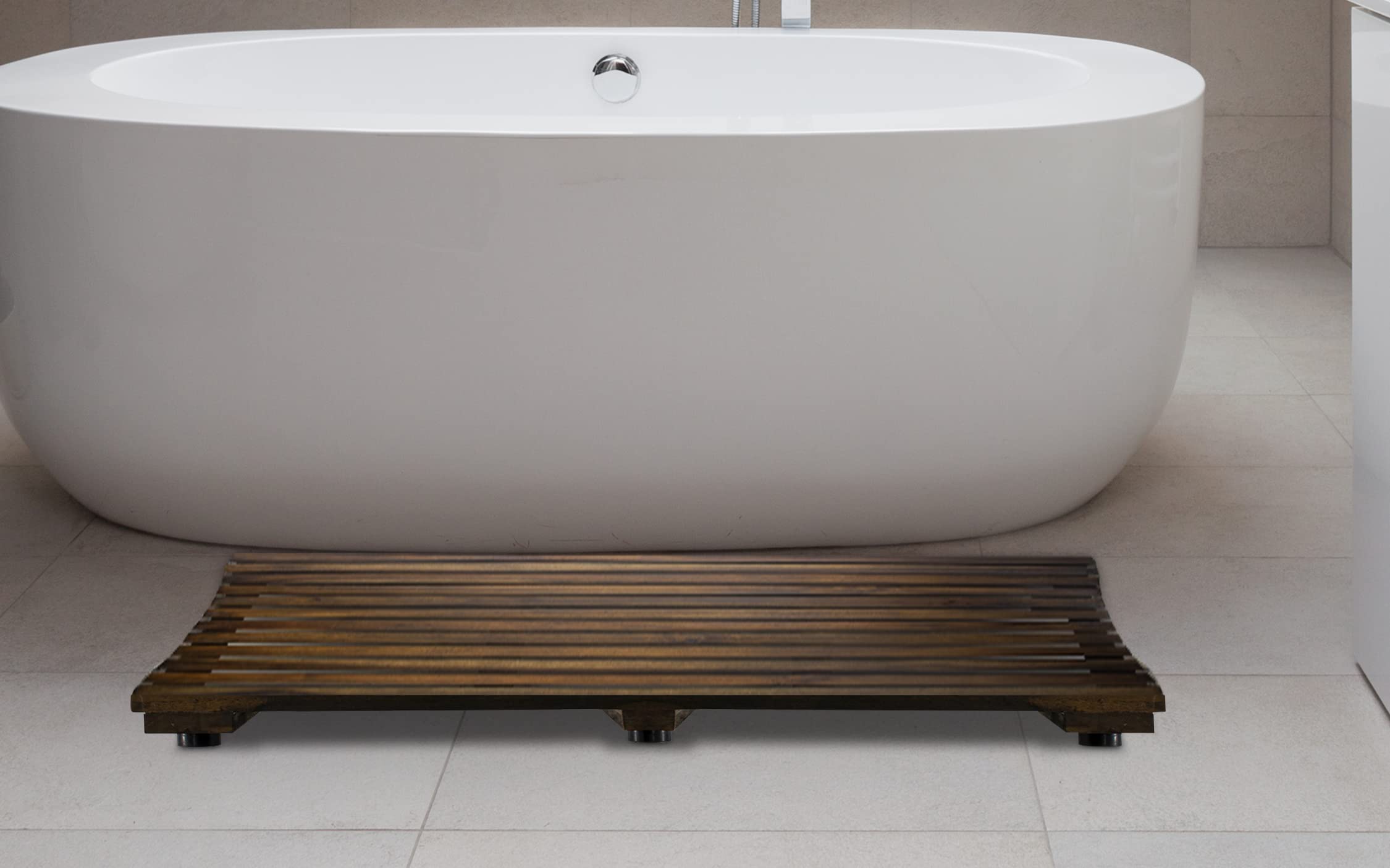Premium Teak Shower Mat - 31