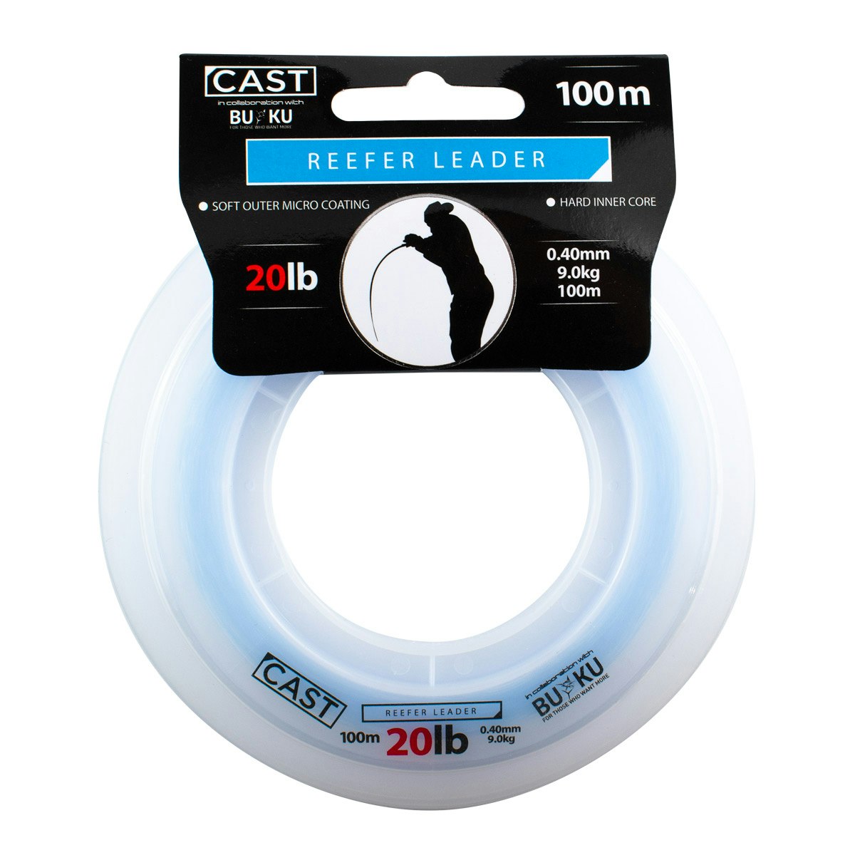 Premium Cast Buku Reefer Leader - High-Quality Fishing Leader for Saltwater & Freshwater - Perfect for Offshore, Inshore, and Ice Fishing Adventures