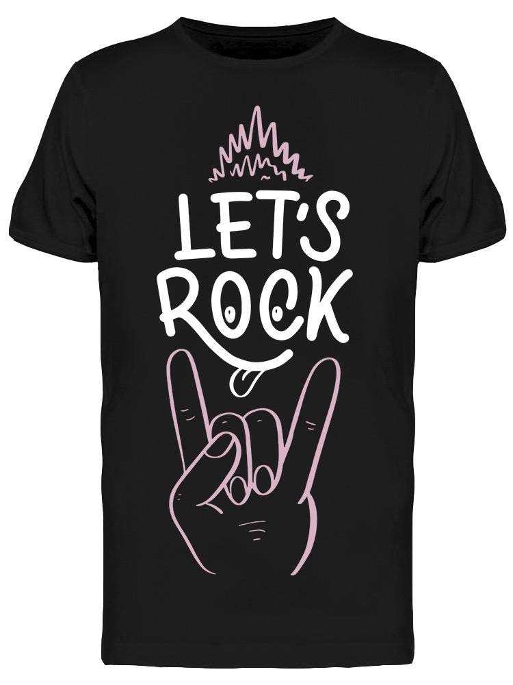 Let's Just Rock Men's Graphic T-Shirt - Cool Vintage Rock Band Tee for Casual Wear & Concerts | Soft Cotton Comfort Fit