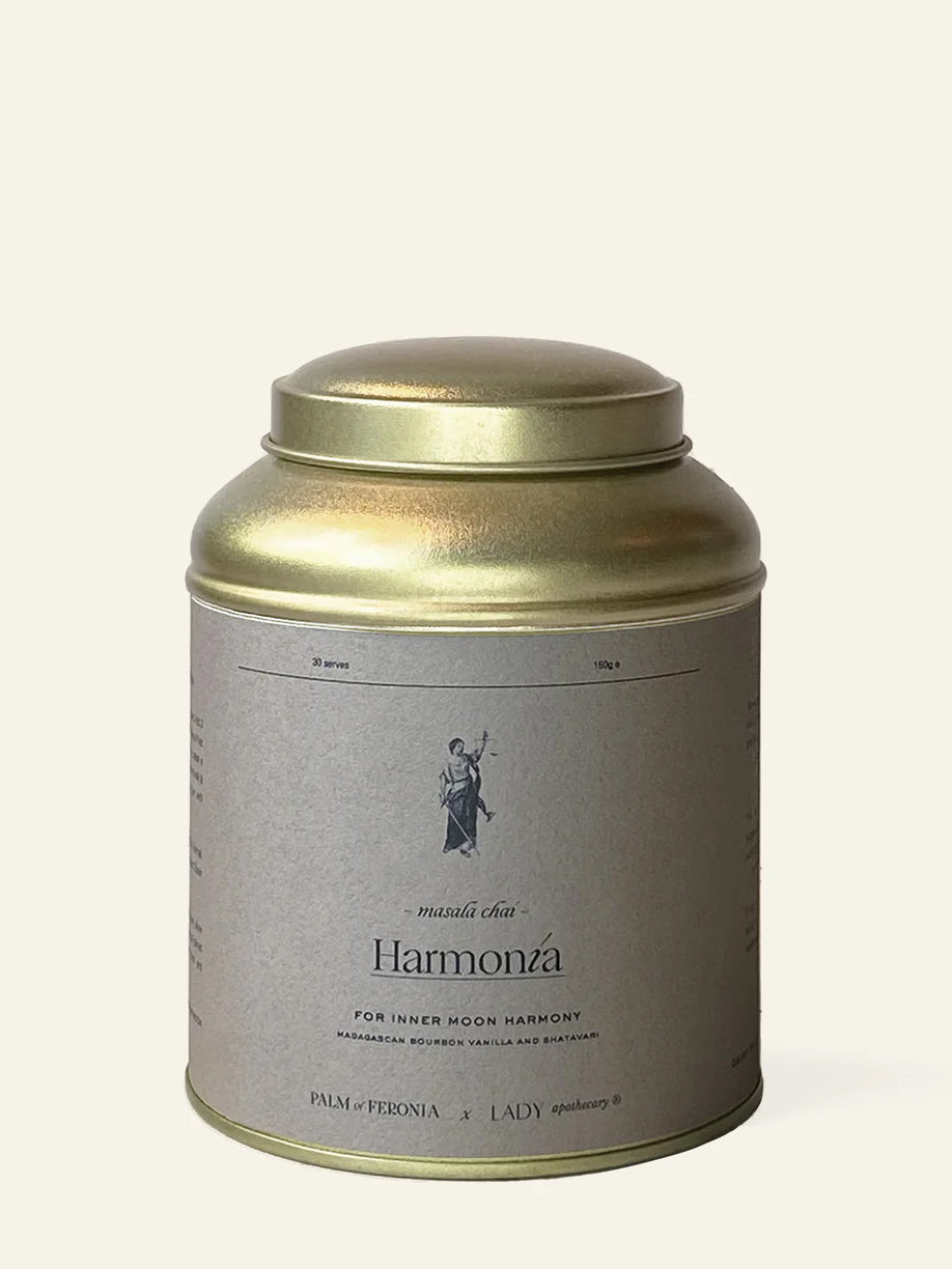 Feronia X Lady Apothcary Herbal Healing Harmonia Masala Chai Tea - Organic Spiced Tea Blend for Relaxation & Wellness - Perfect for Morning Boost or Evening Unwind