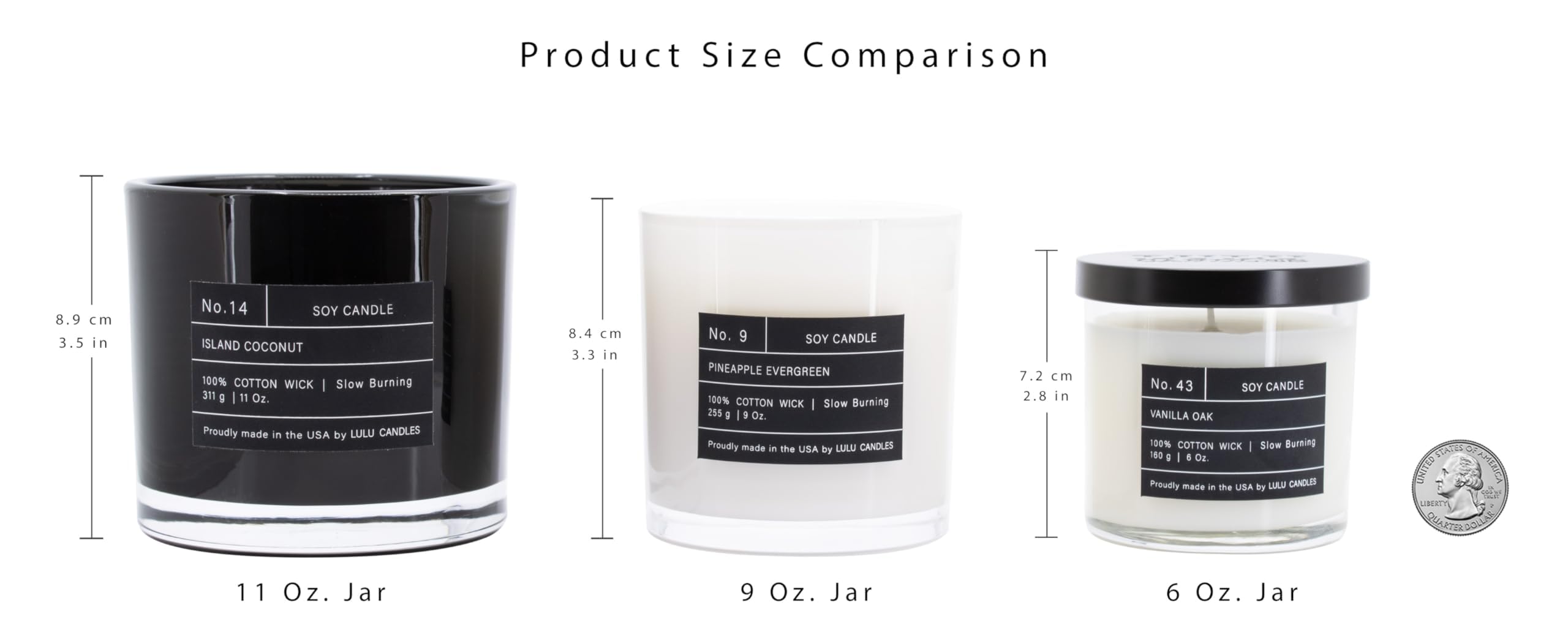 Lulu Candles - In The Mood Luxury Scented Soy Jar Candle | Hand Poured in USA | Highly Fragranced & Long Lasting 9oz Soy Wax Candle for Home, Spa, Yoga & Romantic Ambiance