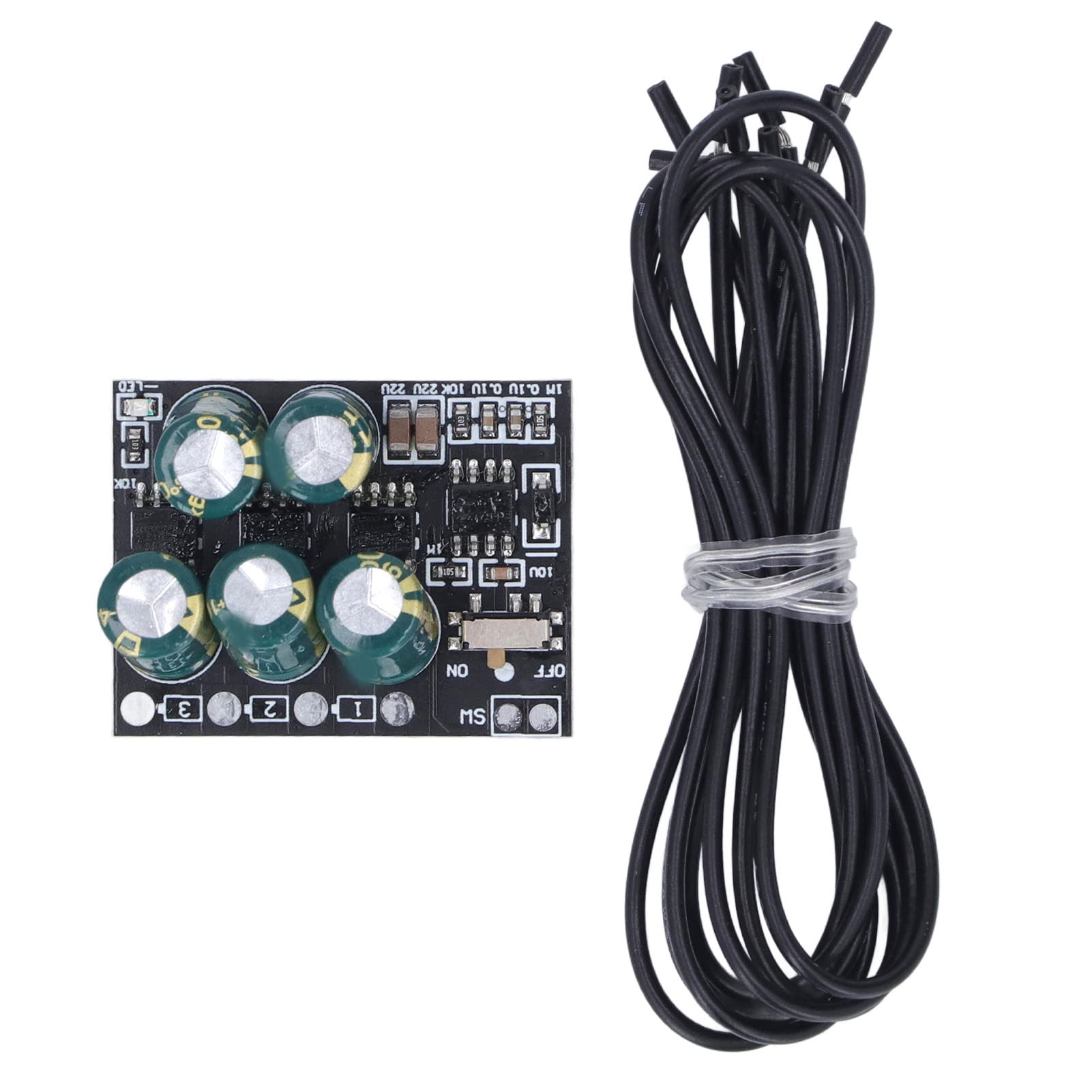 3S Lithium Iron Battery Active Equalizer Balancer - 3mV High Accuracy with 22AWG Cable & LED Indicator | Perfect for RV, Solar Power Systems & Marine Applications