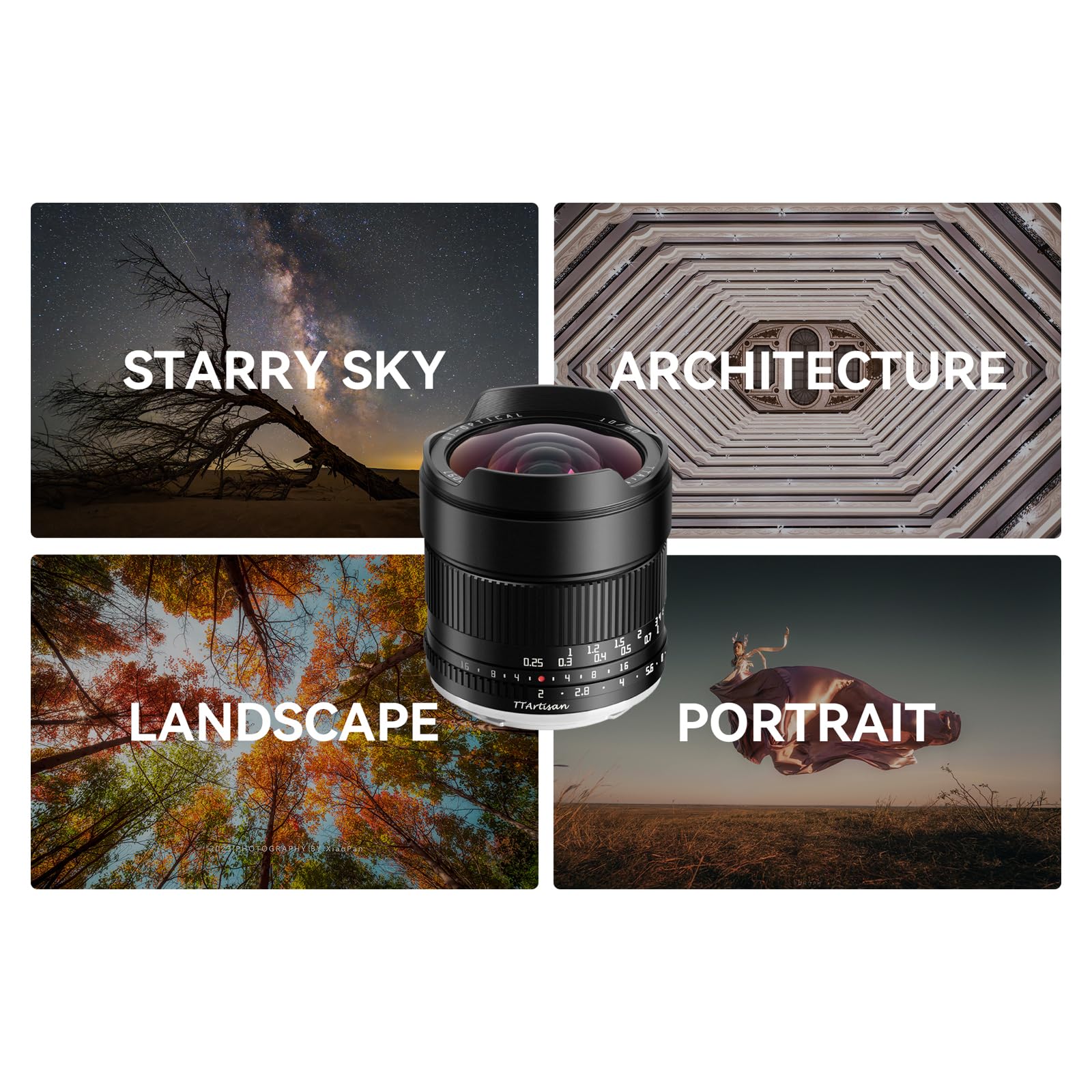 TTARTISAN 10mm F2.0 APS-C Ultra Wide Angle Manual Focus Lens for Canon RF Mount - Perfect for Landscape, Architecture & Astrophotography