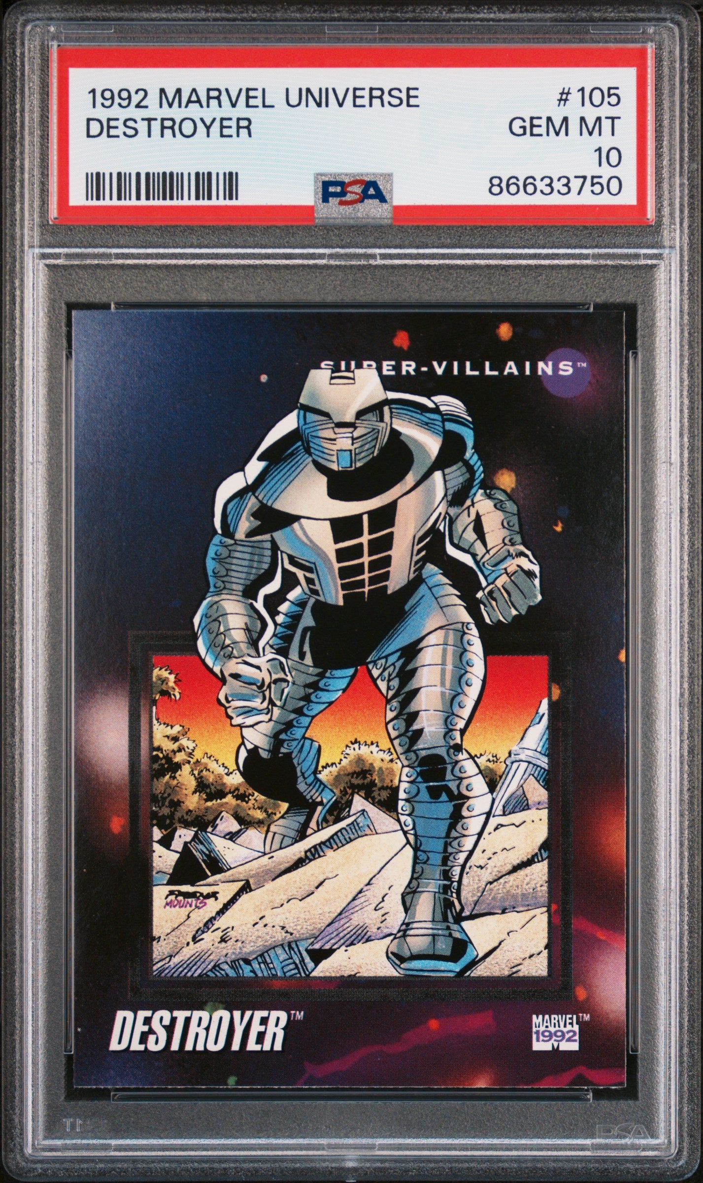 1992 Marvel Universe Destroyer #105 PSA 10 Graded Comic - Rare Collectible for Superhero Fans & Comic Book Investors | Perfect for Display, Gifts & Marvel Collections
