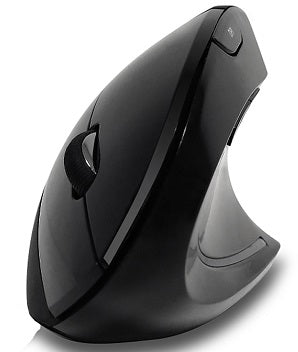 Adesso iMouse E10 Wireless Vertical Ergonomic Mouse - Comfortable Computer Mouse for Office & Gaming - Reduce Wrist Pain & Carpal Tunnel Syndrome (Perfect for Long Work Hours, Graphic Design, and PC Gaming)