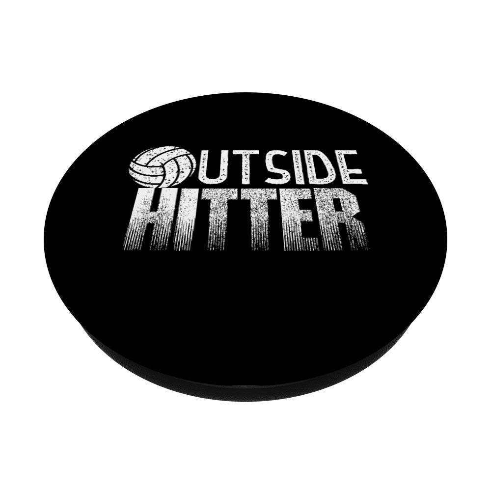 Volleyball Player Outside Hitter Swappable PopGrip - Custom PopSocket for Sports Enthusiasts, Perfect for Game Days & Training Sessions