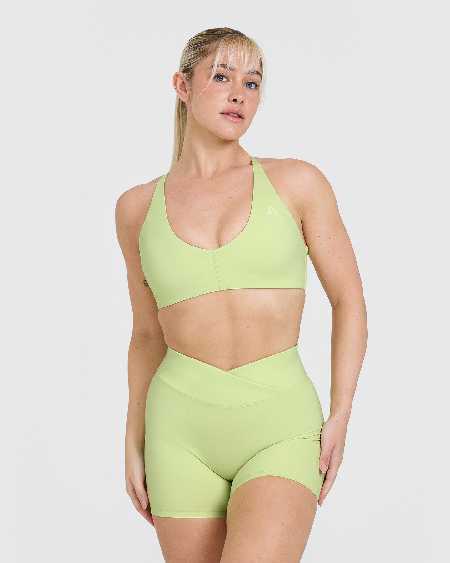 Pump Green Seamless Wireless Micro Bralette - Comfortable Soft Support for Yoga, Gym & Everyday Wear
