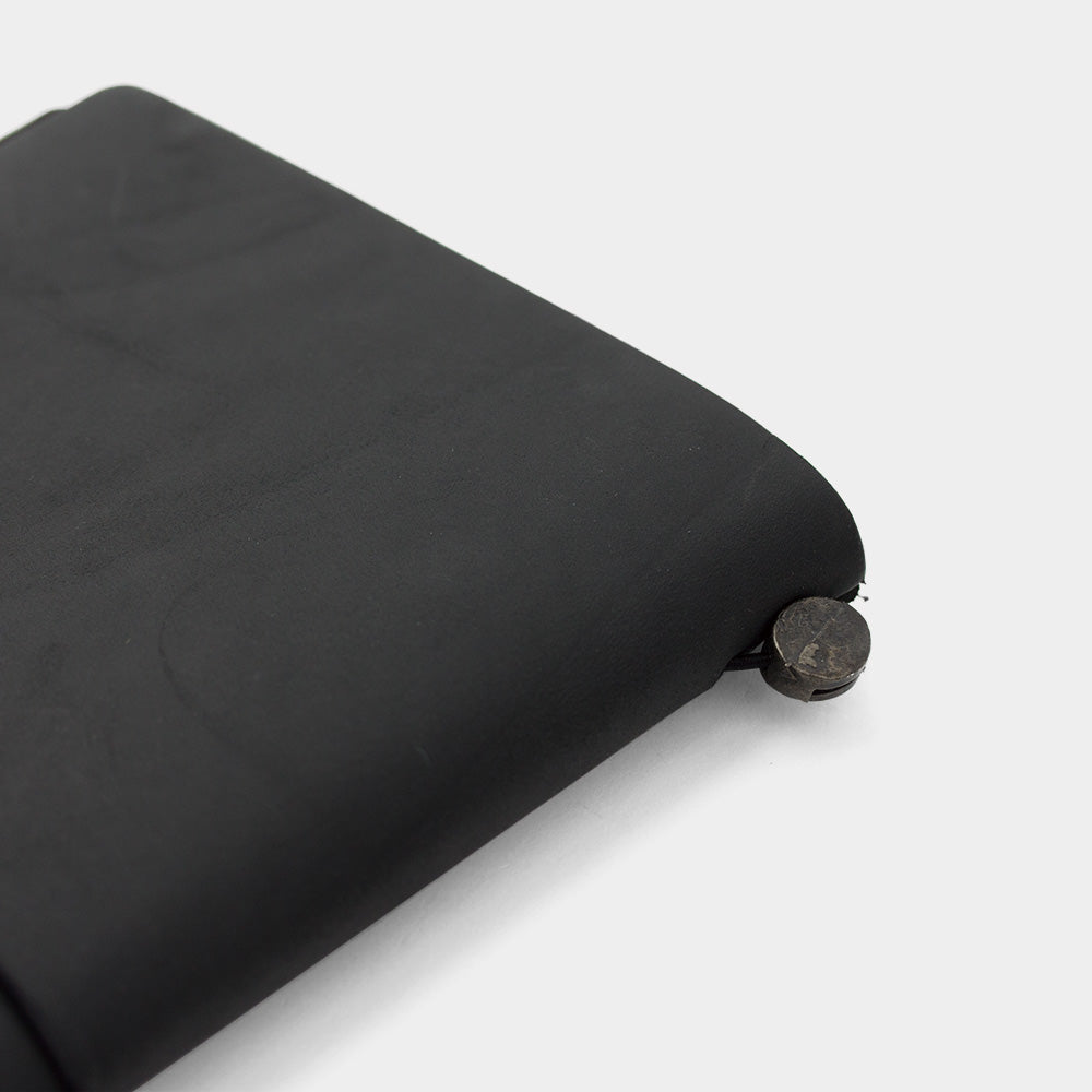 TRAVELER'S COMPANY TRAVELER'S Notebook Starter Kit - Regular Size Black Leather Journal for Writing & Travel | Perfect for Journaling, Sketching & Daily Planning