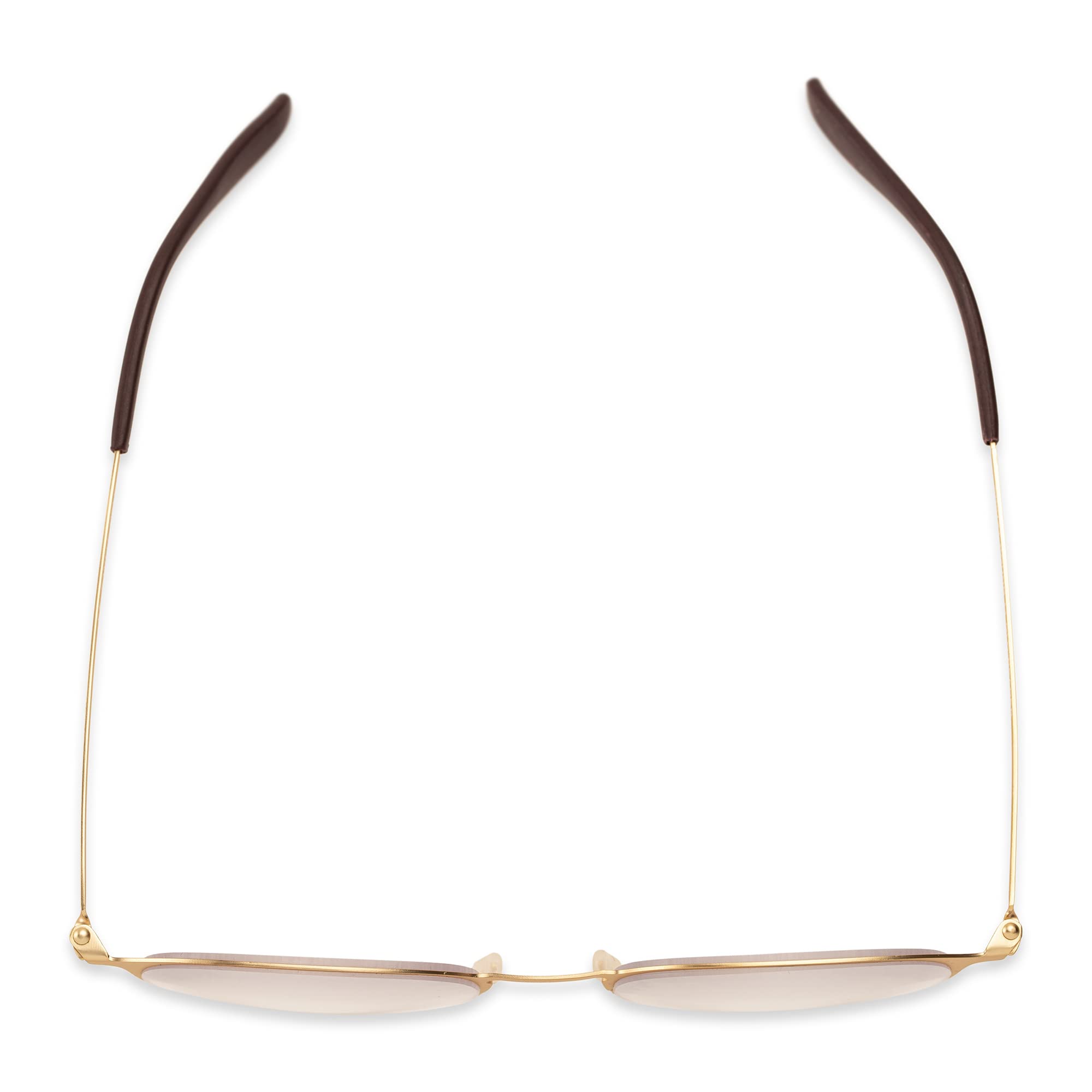 Foster Grant Unisex Adult Hayden Superflat Reading Glasses in Gold - 50mm Frame - Perfect for Office, Reading & Computer Work - Lightweight Comfort Eyewear for Men & Women