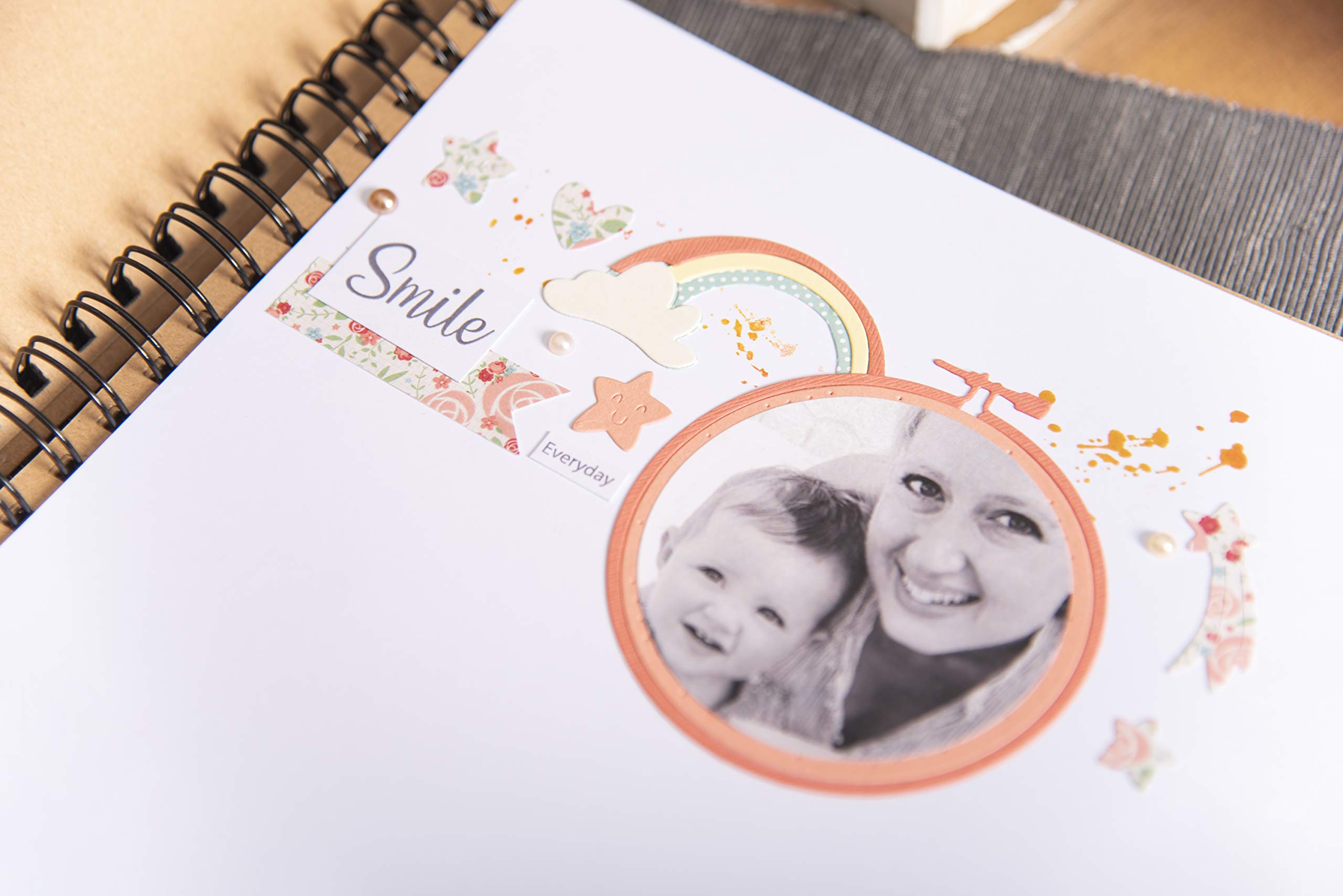 Sizzix Thinlits Die Set 2 Pack - Olivia Rose Embroidery Dies for Card Making, Scrapbooking & DIY Crafts - Perfect for Paper Crafting, Home Decor & Gift Making Projects