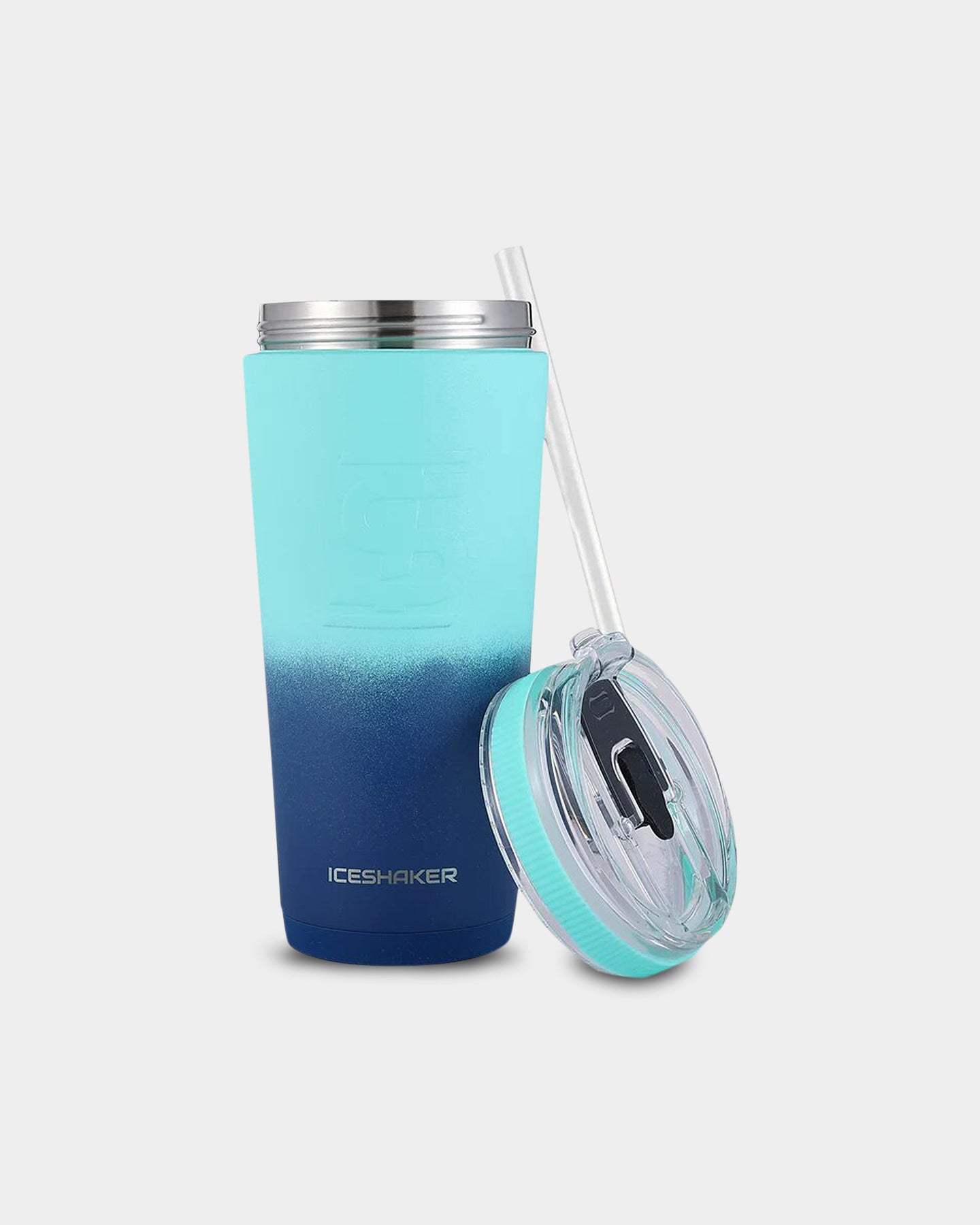 Insulated Ice Shaker Flex Bottle - Leakproof Stainless Steel Protein Shaker Cup for Gym, Workout & Travel - Keeps Drinks Cold for 24 Hours