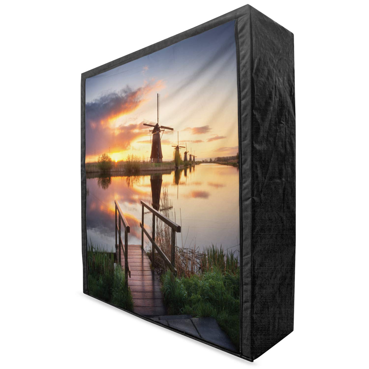 Ambesonne Portable Fabric Wardrobe - 59