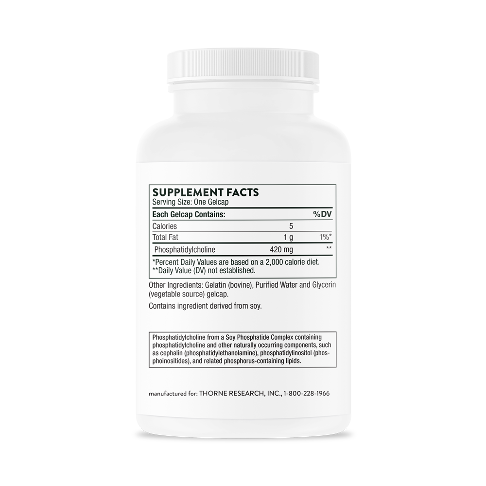 Premium Phosphatidyl Choline Supplement for Liver Health & Brain Function - Supports Detox, Memory & Cognitive Performance - Ideal for Daily Wellness, Athletes & Busy Professionals