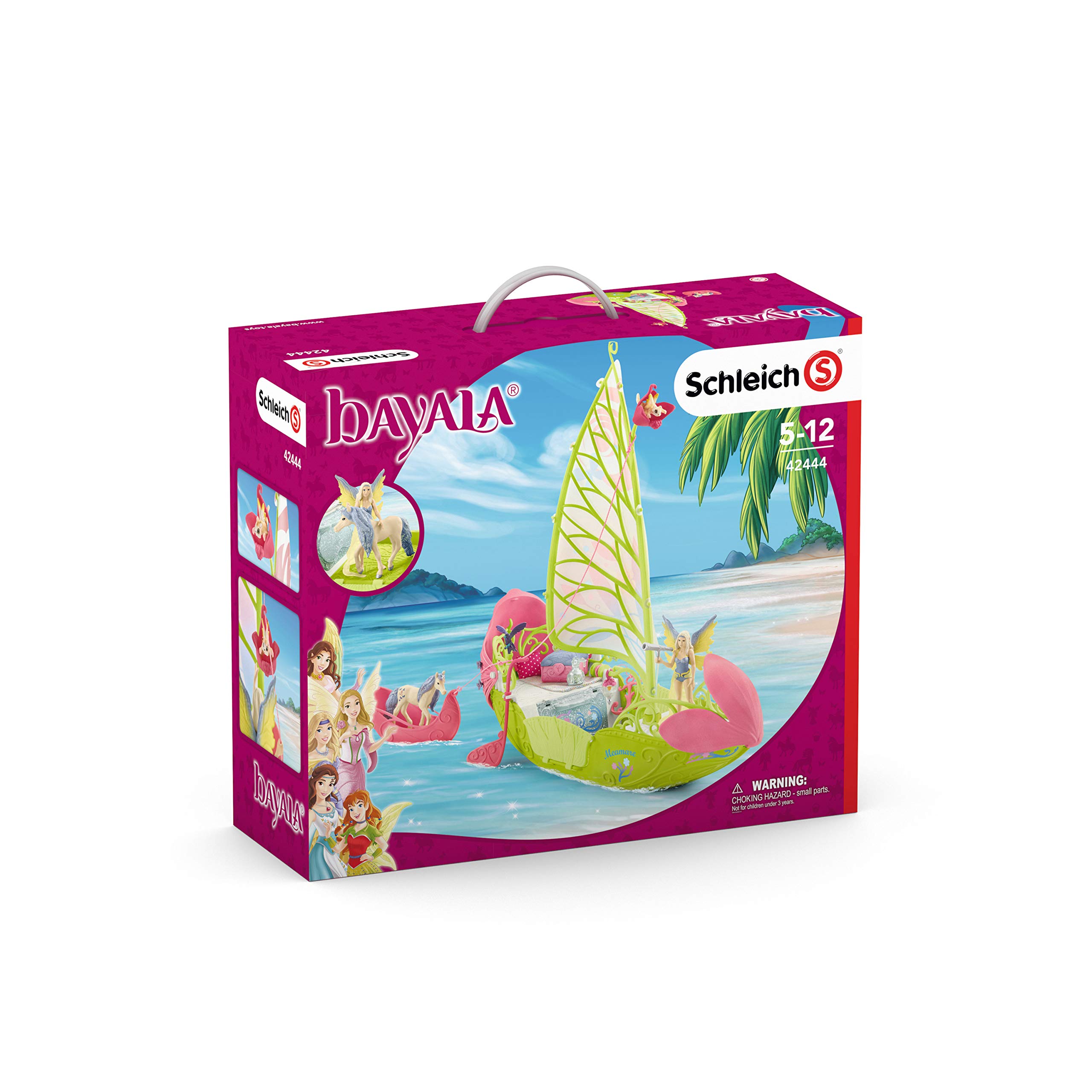 Schleich Bayala 19-Piece Fairy Playset with Sera's Magical Flower Boat - Fantasy Toy for Kids Ages 5-12 - Perfect for Imaginative Play & Storytelling Adventures