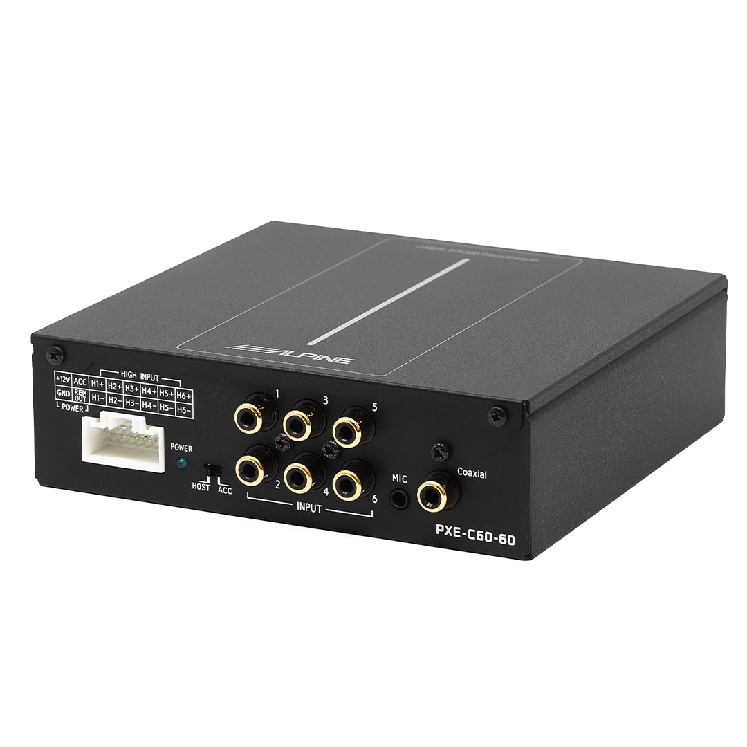 Alpine PXE C60 60 Channel Car Audio Sound Processor with OPTIM™6 Auto Tuning - Premium DSP for Enhanced In-Car Audio Experience | Perfect for Car Audio Upgrades & Custom Sound Systems