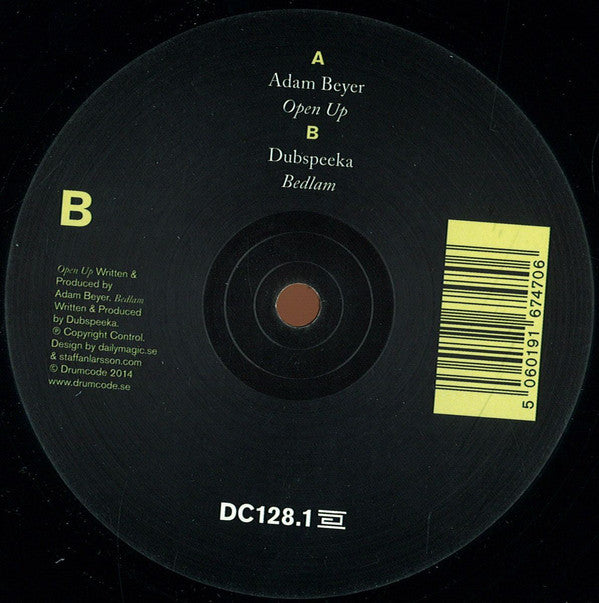 Adam Beyer & Dubspeeka - A Sides Volume 2 Part 1 Vinyl 12