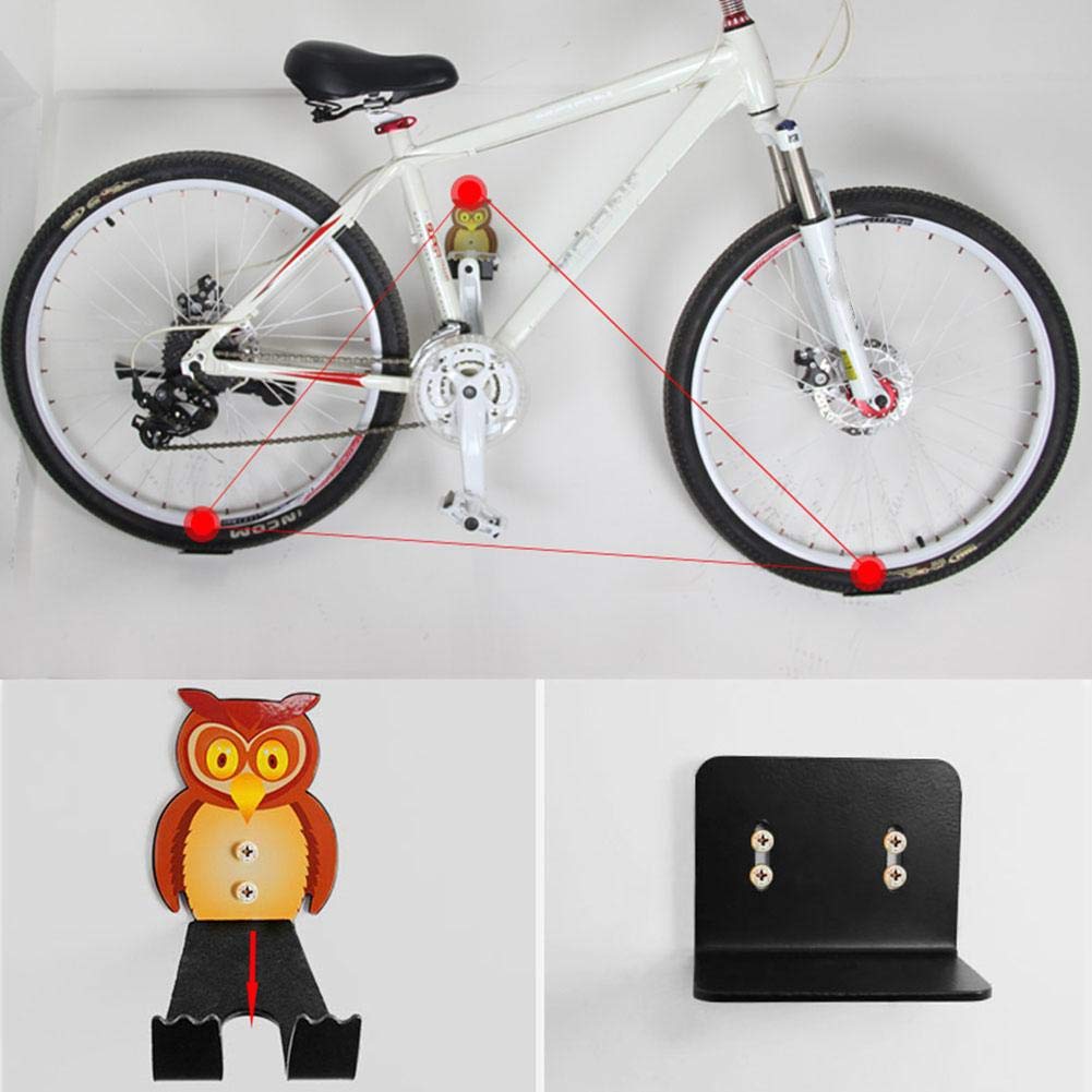 Heavy Duty Bike Wall Mount Rack Holder Set with Screws & Expansion Bolts - Secure Bicycle Storage Solution for Garage, Apartment, or Outdoor Use