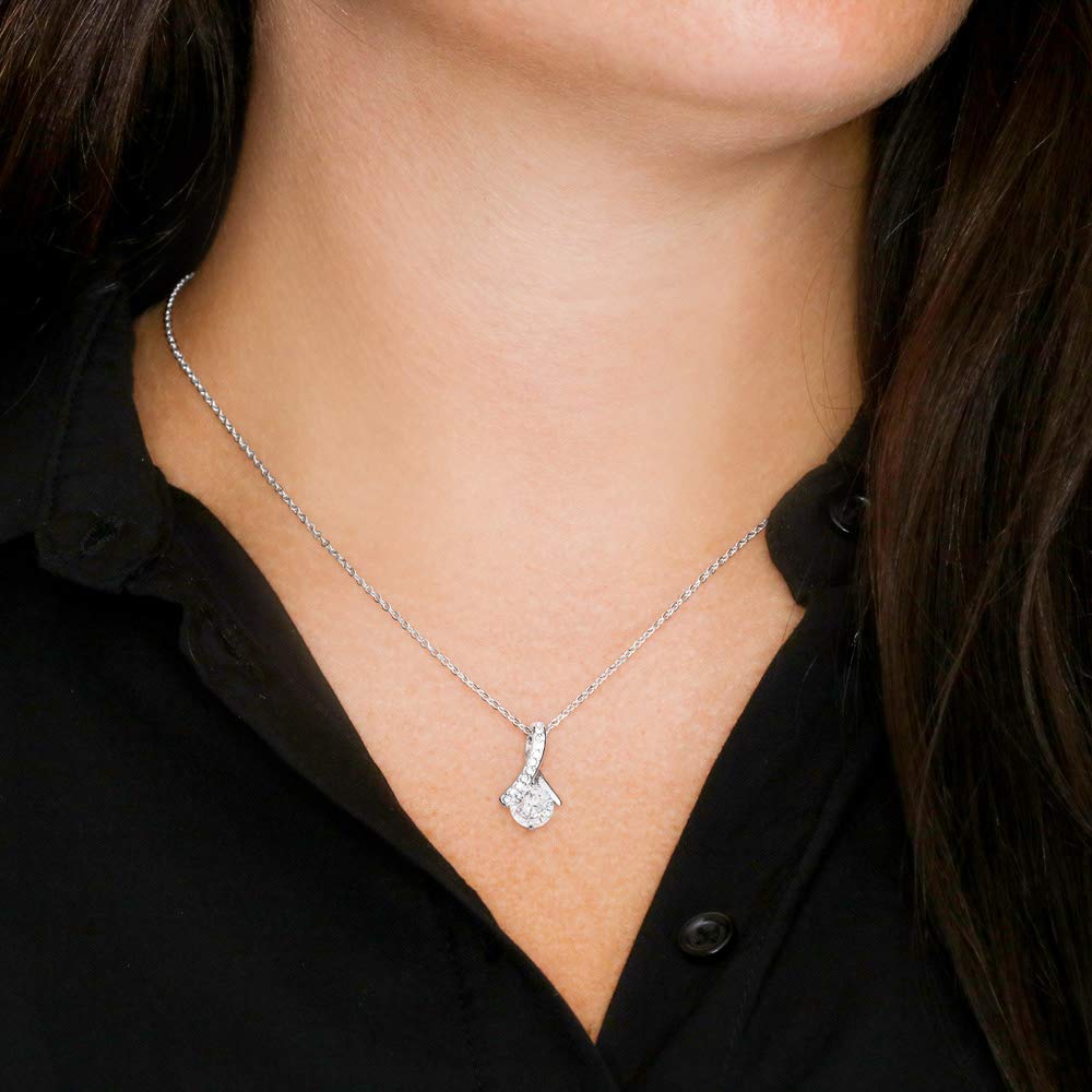Elegant Mother's Day Necklace with Gift Card - Perfect Jewelry Gift for Mom, Wife, Grandma | Birthday, Anniversary, Valentine's Day Present