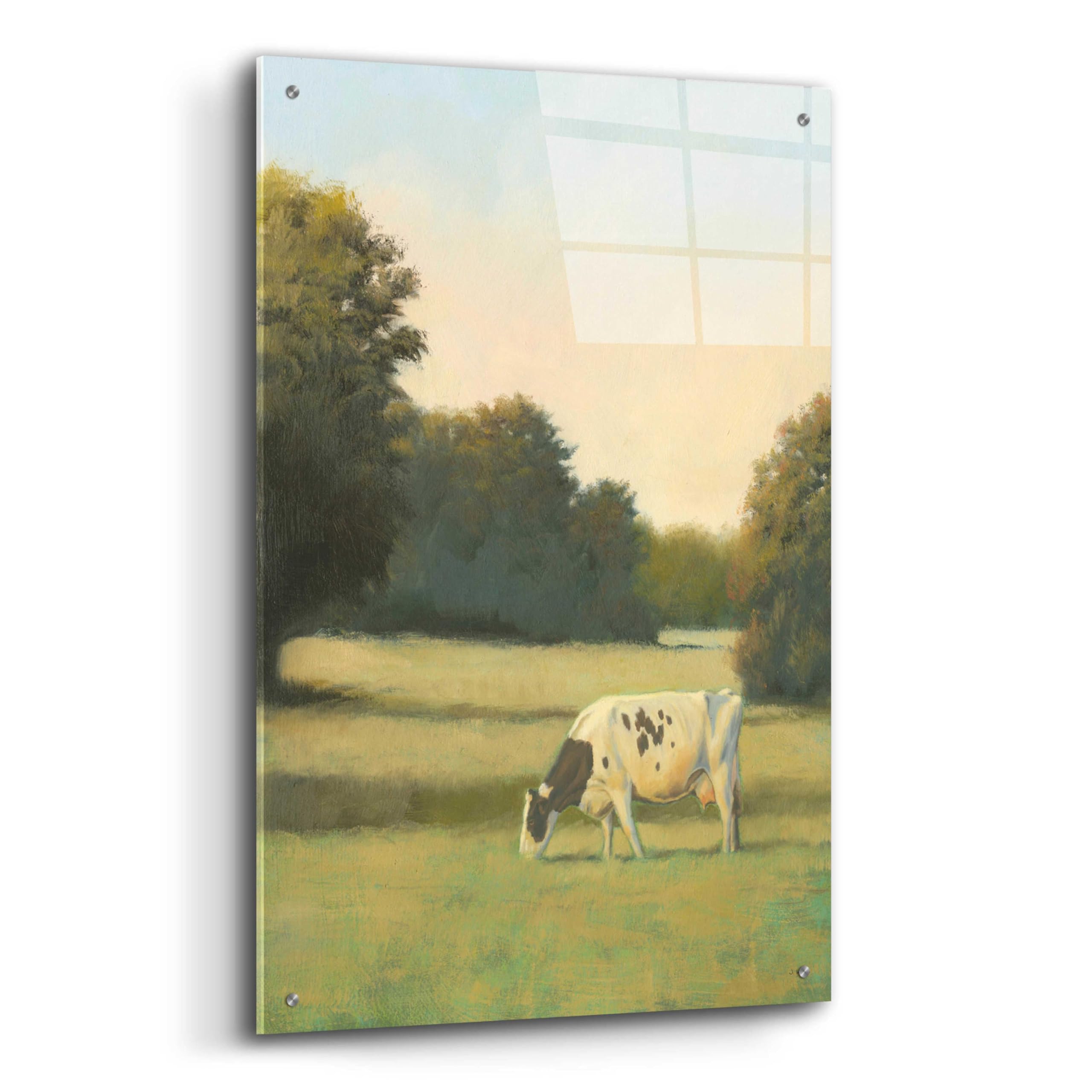 Morning Meadows I by James Wiens - Premium Acrylic Glass Wall Art 24x36 Inches - Modern Home & Office Decor for Living Room, Bedroom, Dining Area