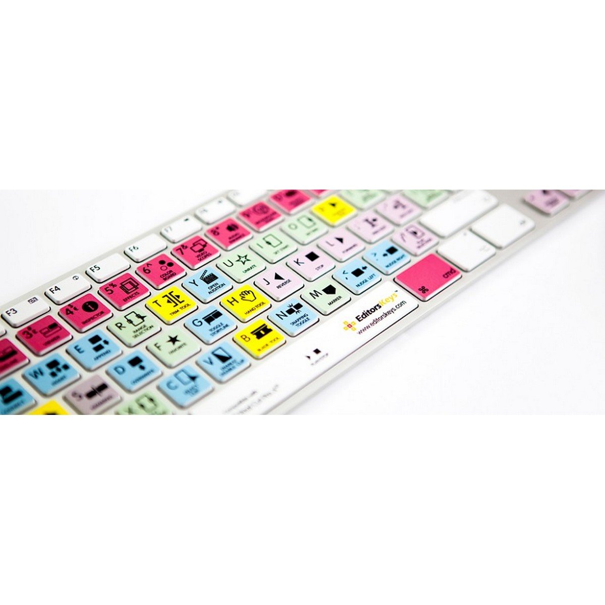 Final Cut Pro X Keyboard - Editors Keys Dedicated Shortcut Keyboard for Mac | Wired USB Keyboard for Video Editing & Professional Film Production