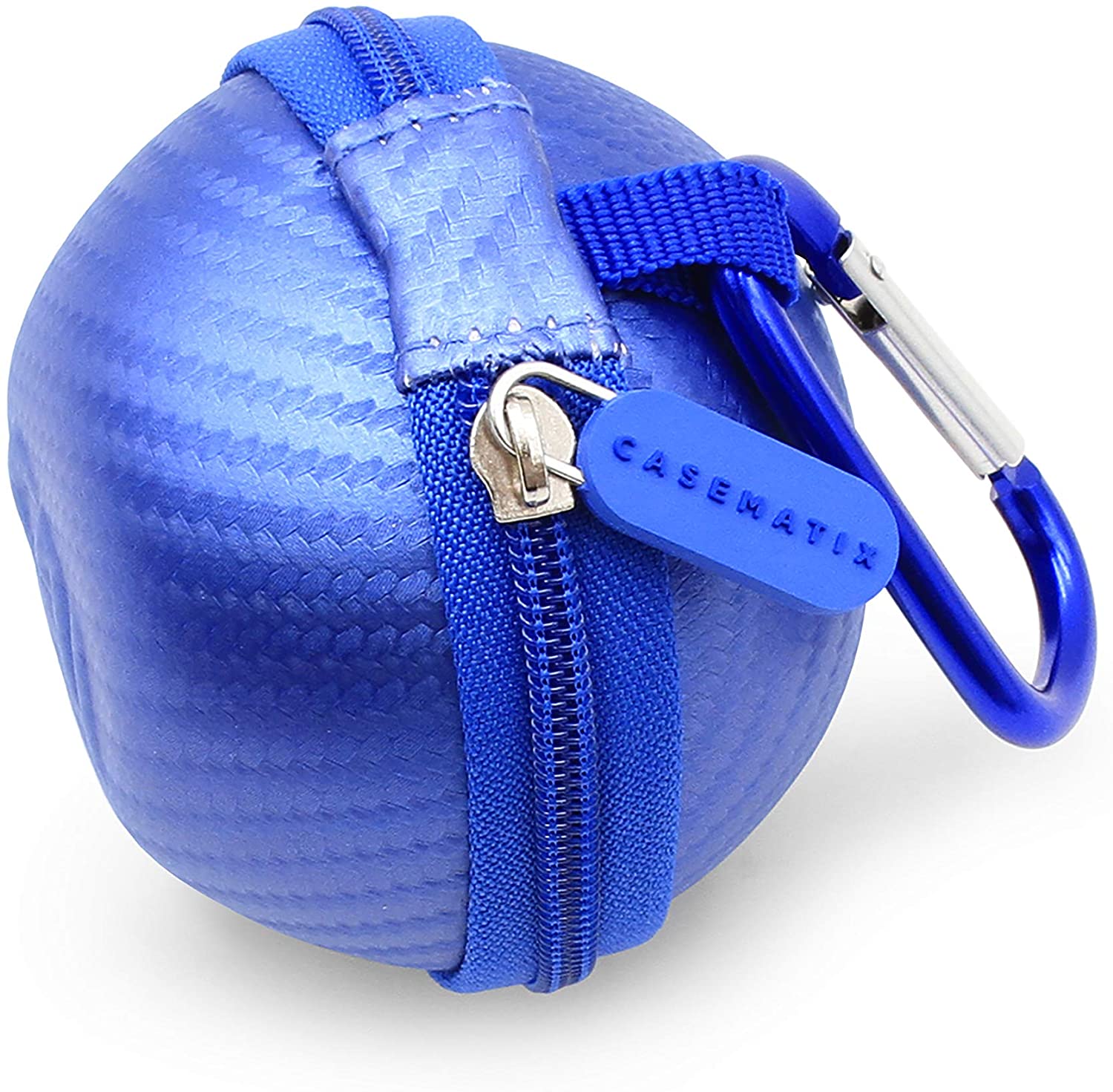 CASEMATIX Blue Protective Case for Tamagotchi Pix Camera - Durable Carry Case with Wrist Strap & Carabiner - Perfect for Virtual Pet Game Protection and On-the-Go Play