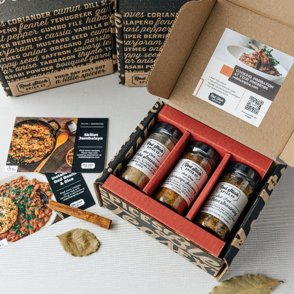 Premium Corporate Gifts - Authentic South Louisiana Supper 3-Jar Gift Box Set | Cajun Food Gifts for Clients, Employees & Business Partners | Perfect for Holidays, Appreciation & Corporate Events