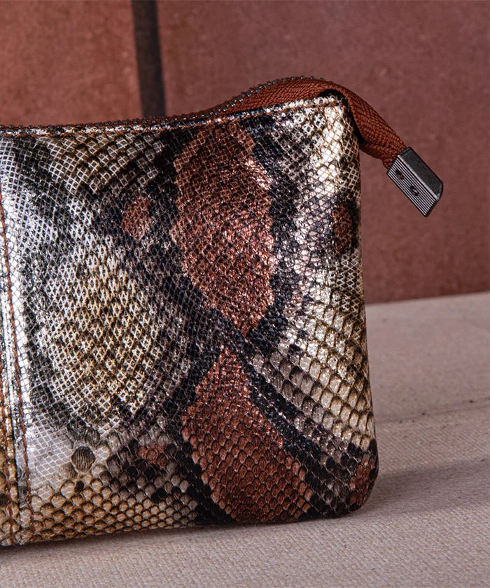 Montana West Genuine Snake Skin Wristlet Clutch - Stylish Women's Wallet for Evening Parties & Date Nights