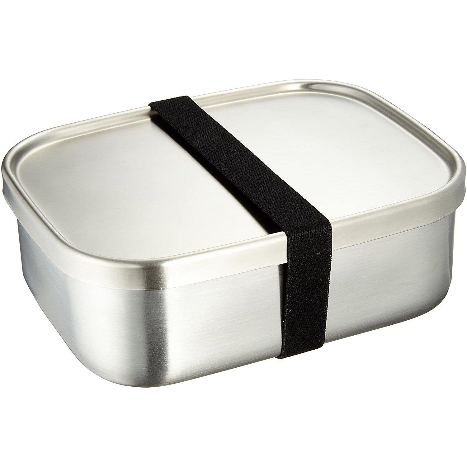 Aizawa Utile Stainless Steel Bento Lunch Box - Leakproof & Eco-Friendly Food Container for School, Office & Picnic - Perfect for Adults & Kids Meal Prep