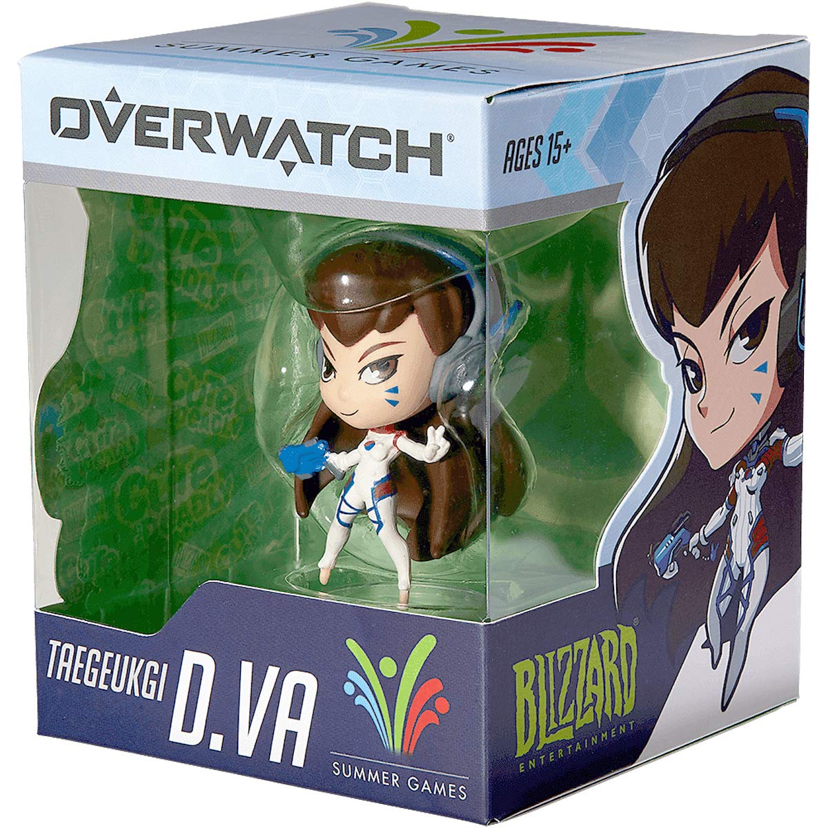 Cute But Deadly Overwatch Summer Games Taegeukgi D.Va Figure - Perfect for Gaming Collectors and Overwatch Fans