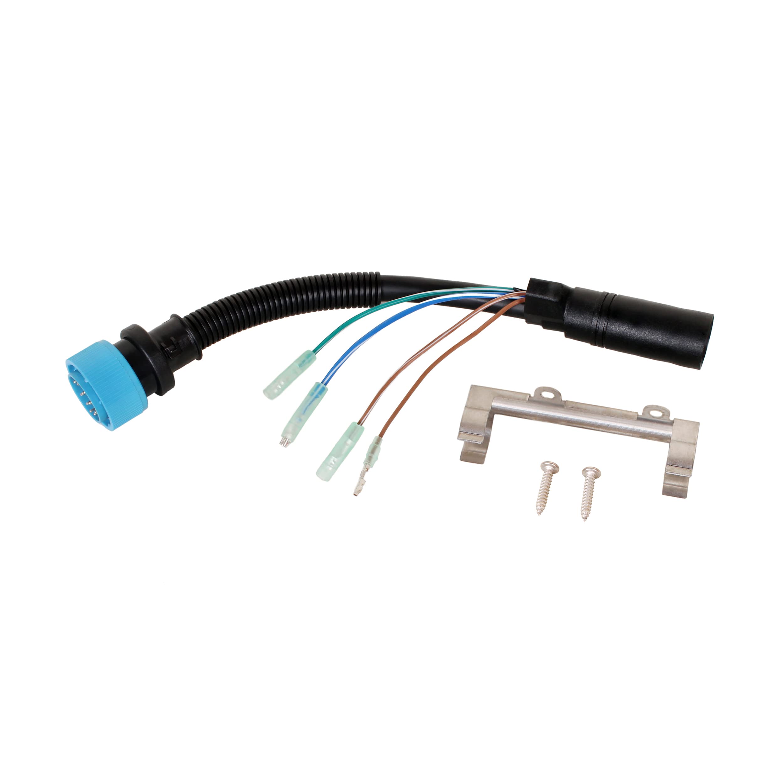 **Boat Motor Ignition Wire Adapter Harness Assembly 84-896542T01 for Mercury Mariner Quicksilver Mercruiser Outboard Engine Remote Control Box - 8 Pin to 14 Pin, 1ft (0.31m) - Perfect for Marine Engine Repairs & Upgrades**