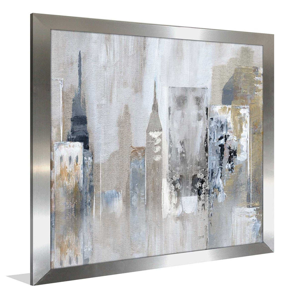 Bay City Reflection by Nan - Premium Acrylic Wall Art Print - Modern Home & Office Decor for Living Room, Bedroom, or Workspace